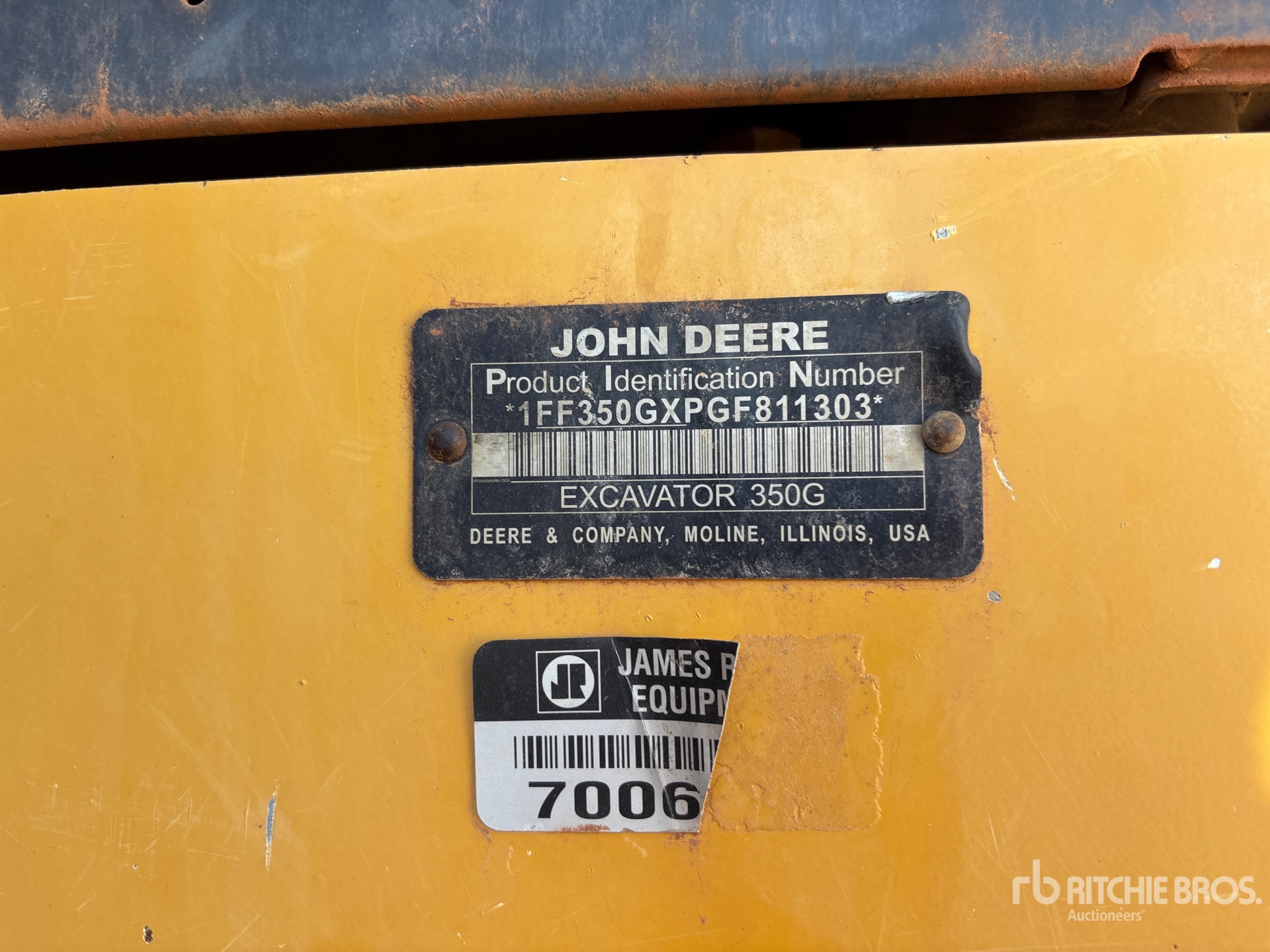 2016 John Deere 350G LC