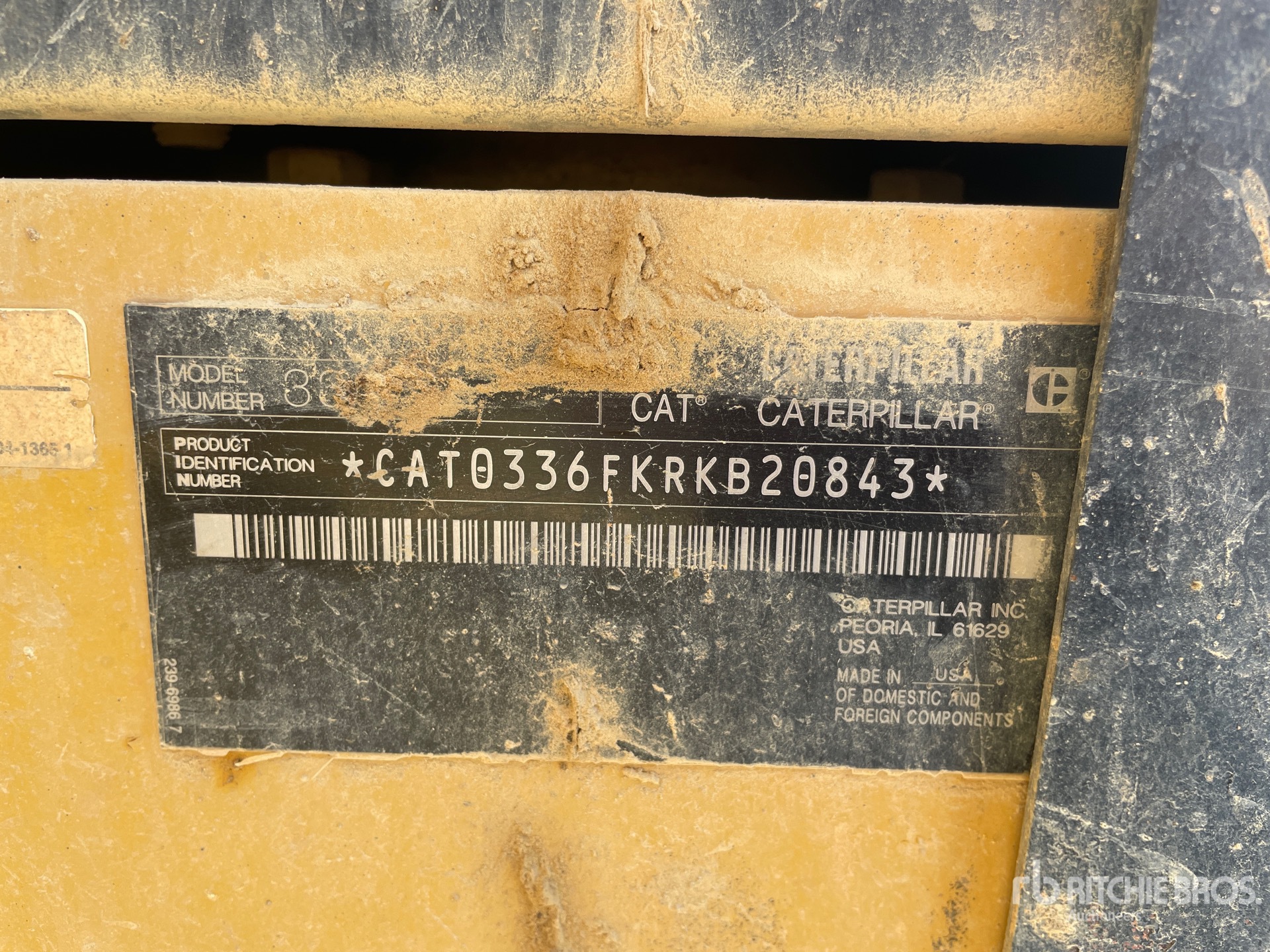 2018 Caterpillar 336F L
