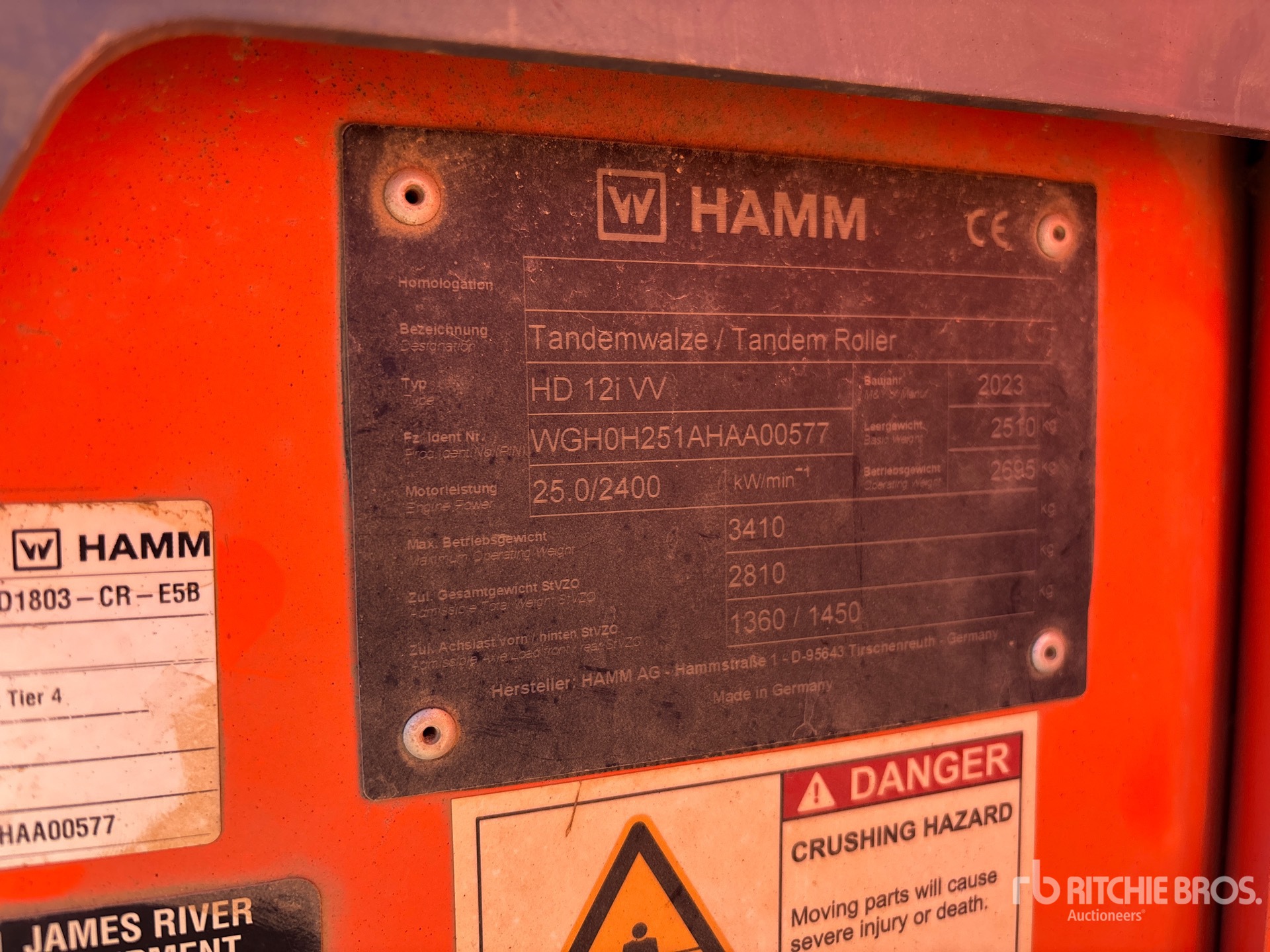 2023 Hamm HD12I VV