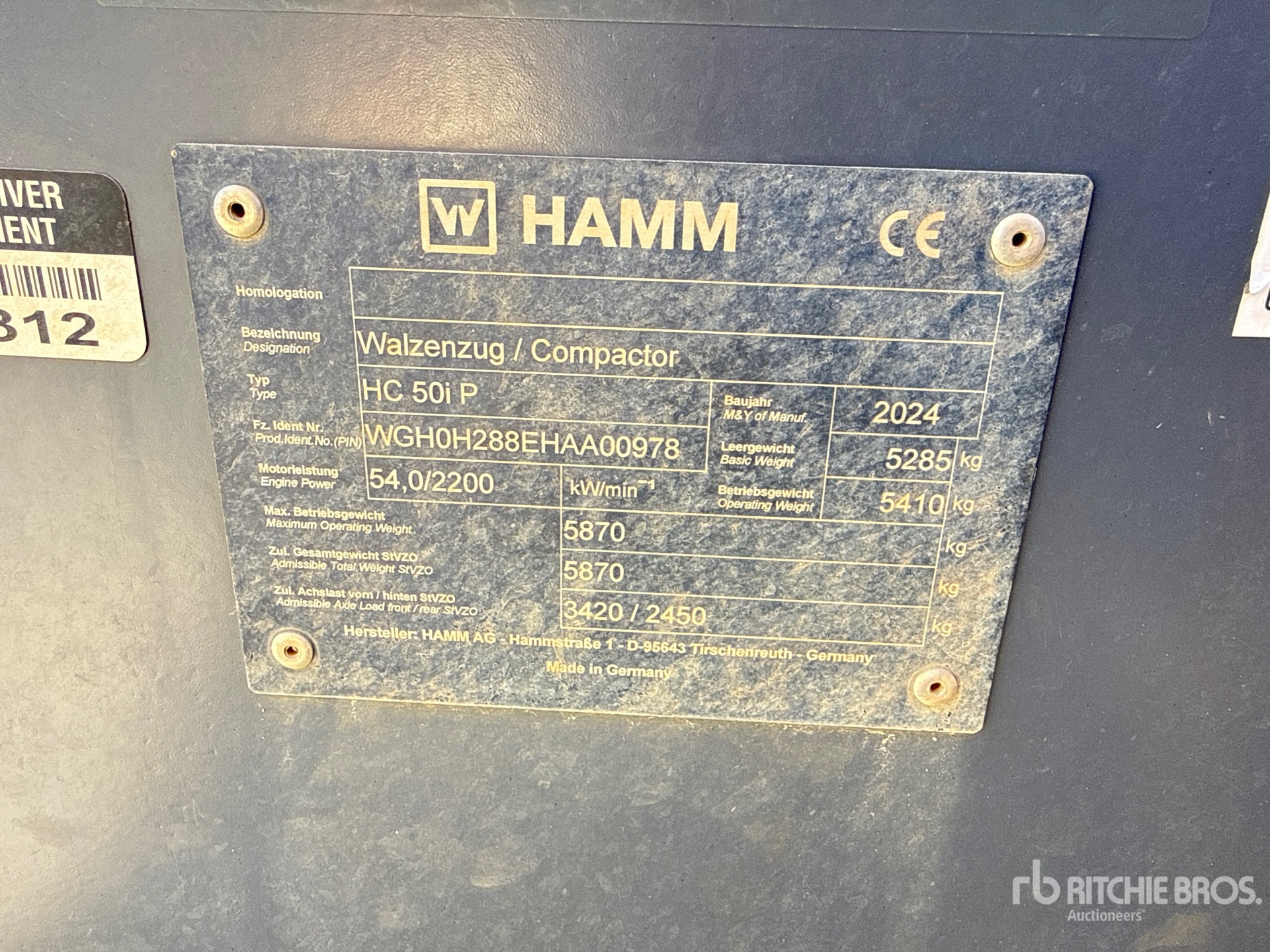 2024 Hamm HC 50I P