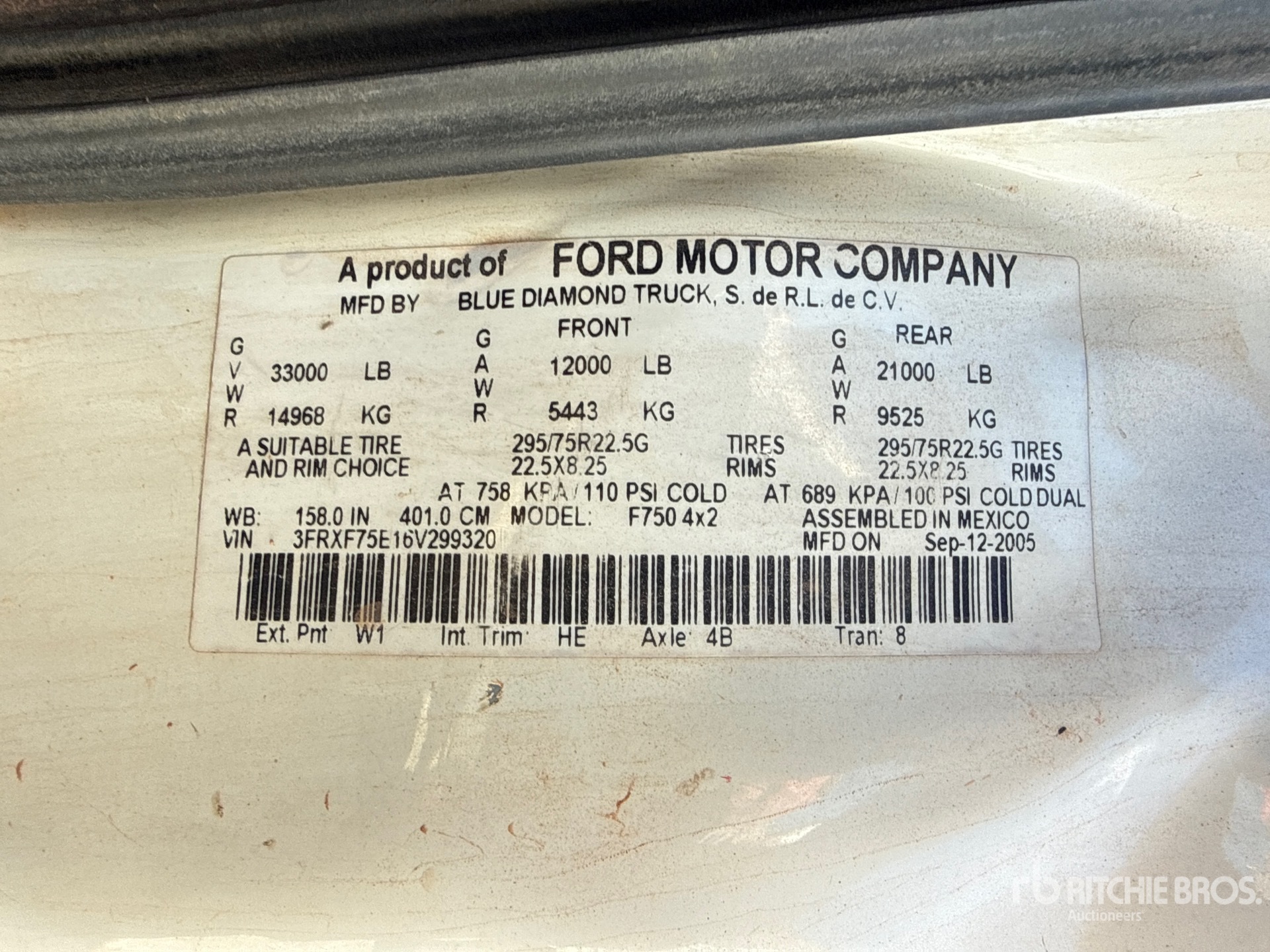 2006 Ford F-750
