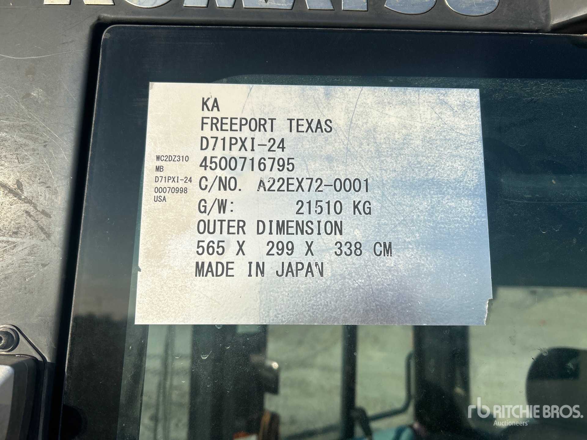 2023 Komatsu D71PXI-24