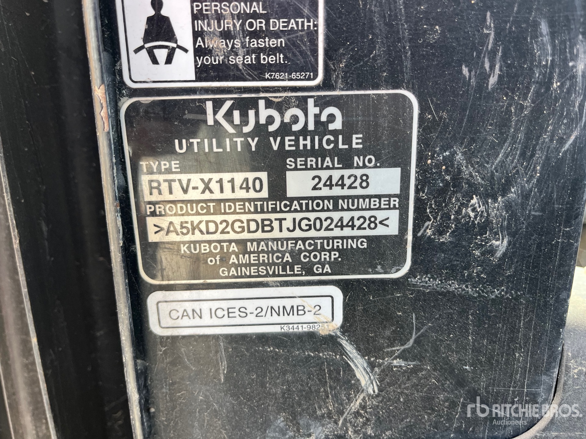 Photo of Kubota RTV-X1140