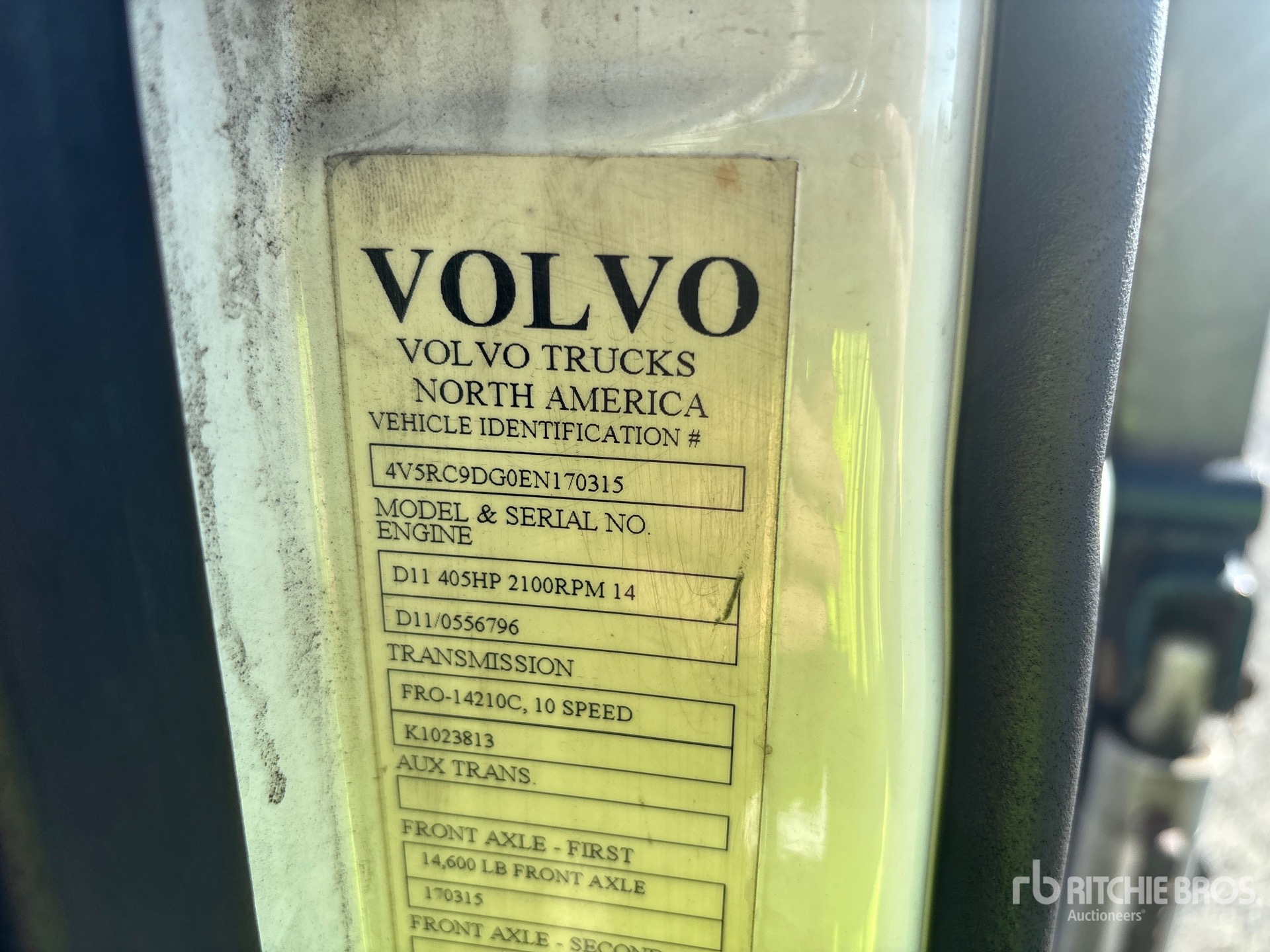 2014 Volvo VAH