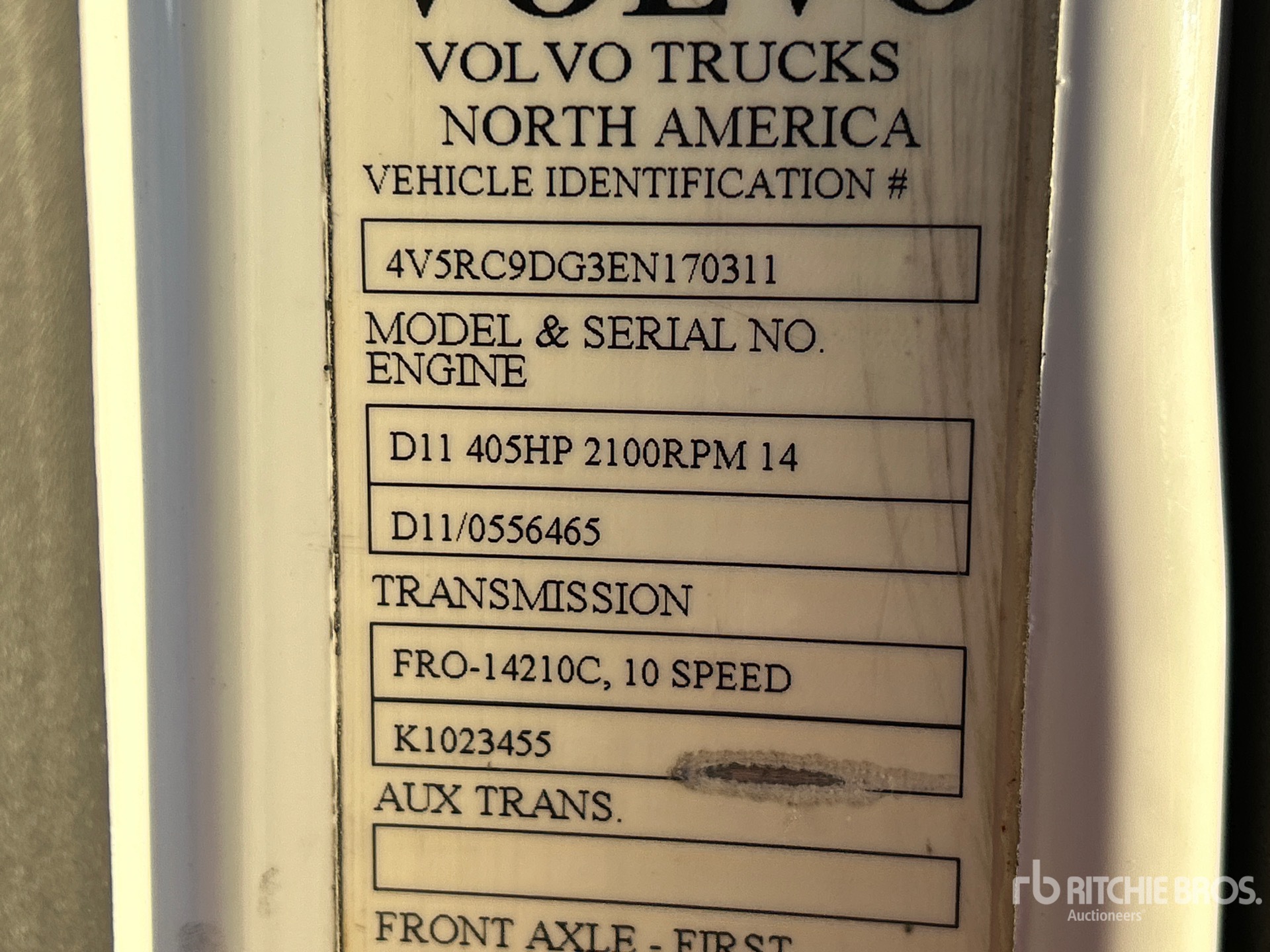 2014 Volvo VAH