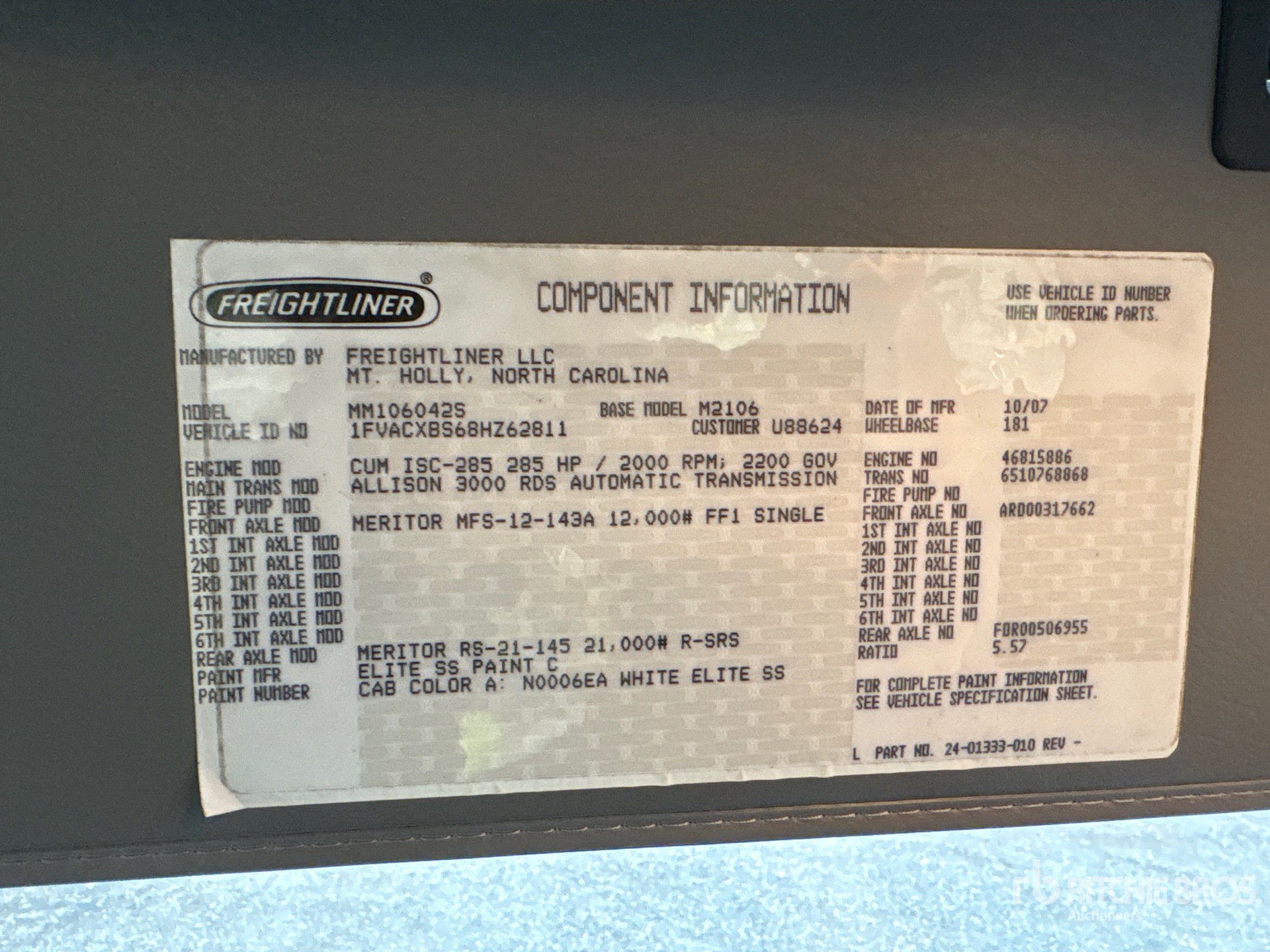 2008 Freightliner M2