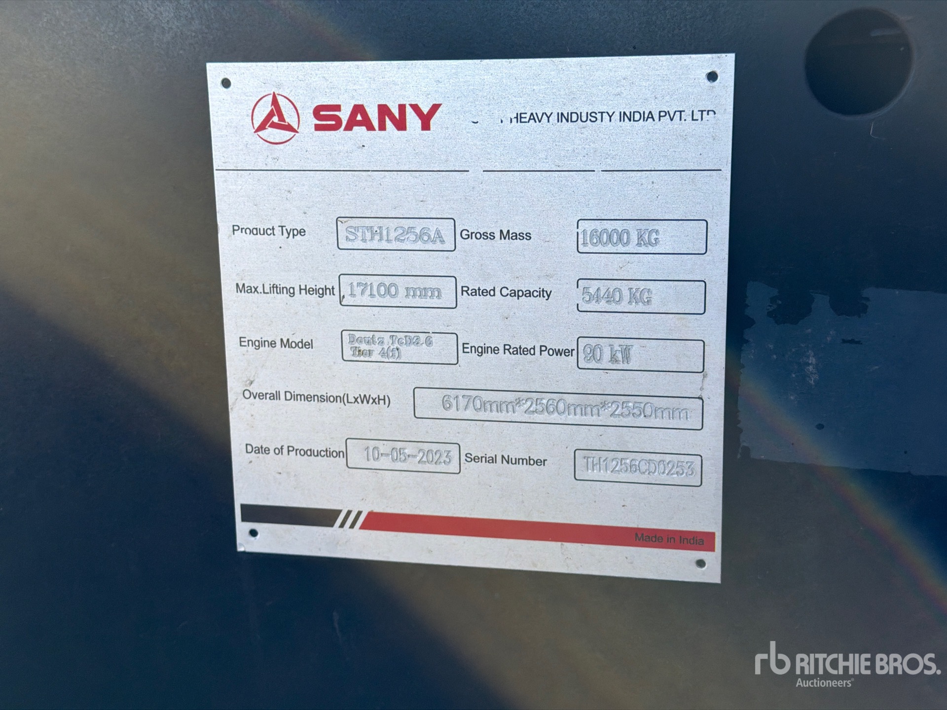 2023 Sany STH1256A