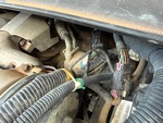 Engine with A/C Compressor