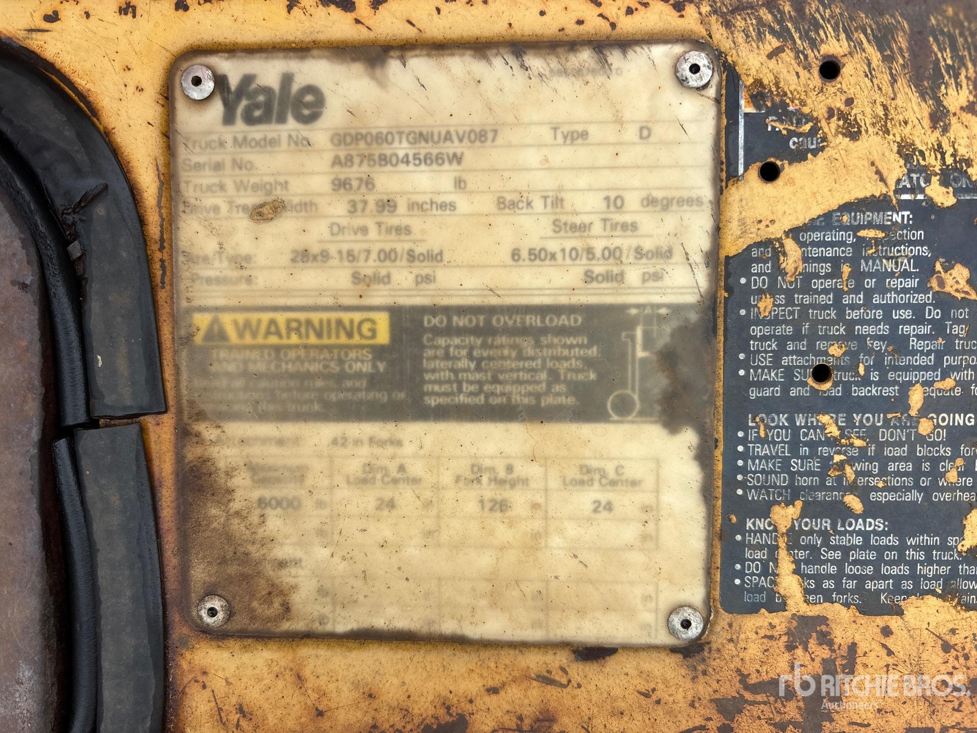 1999 Yale GDP060TGNUAE087