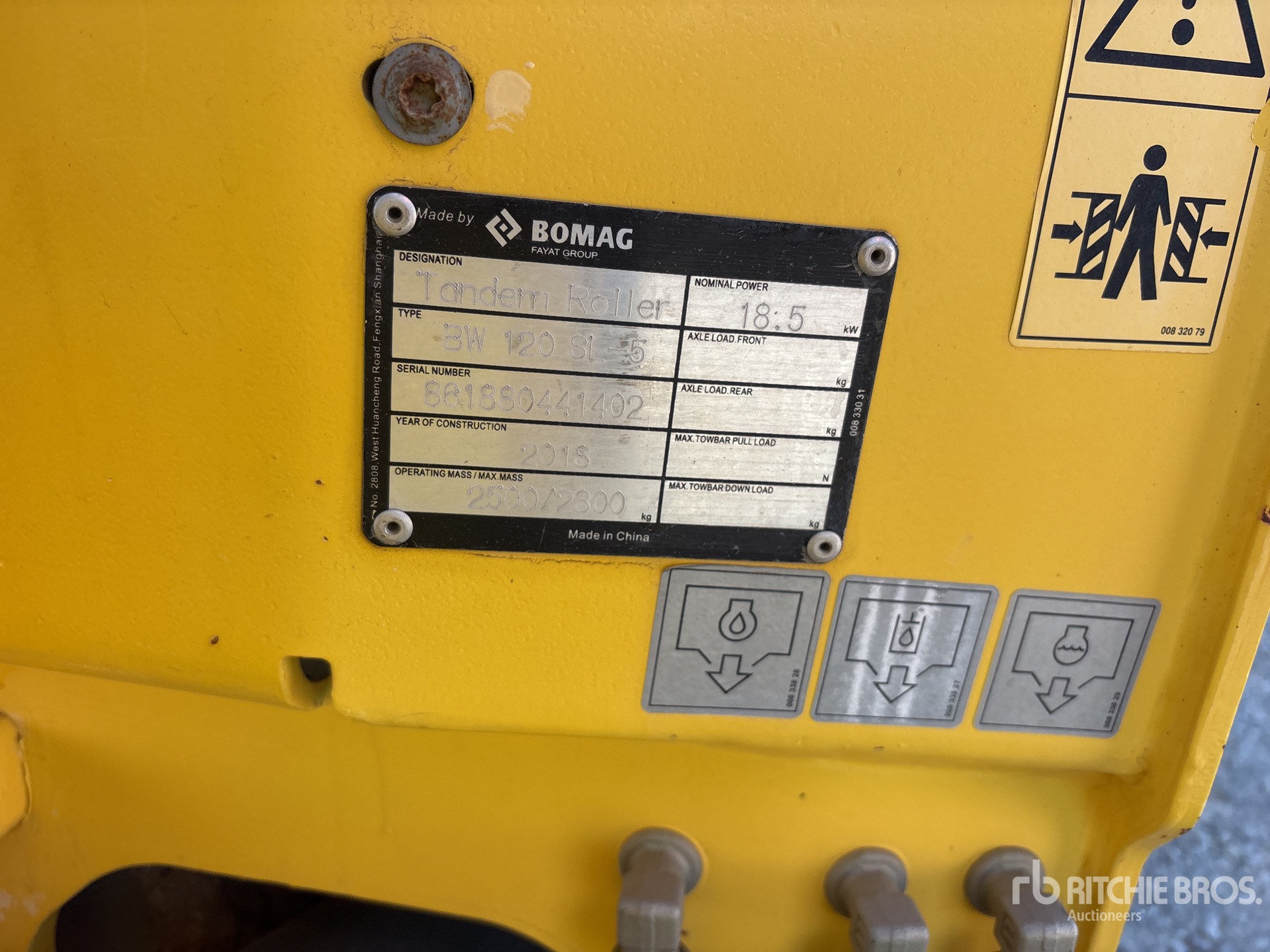 2018 Bomag BW120SL-5