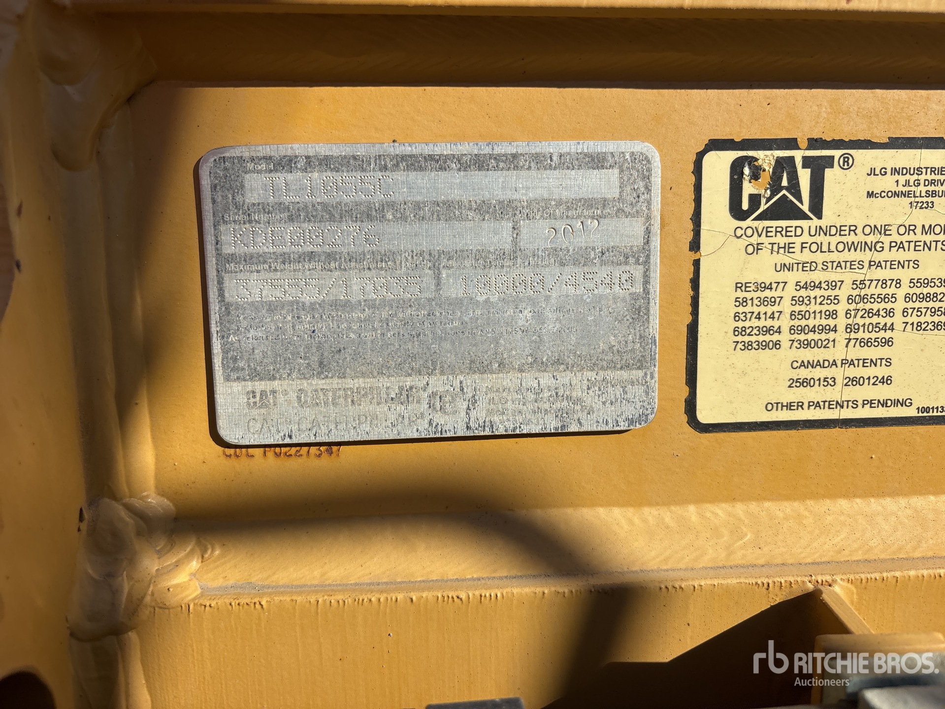 2012 Caterpillar TL1055C