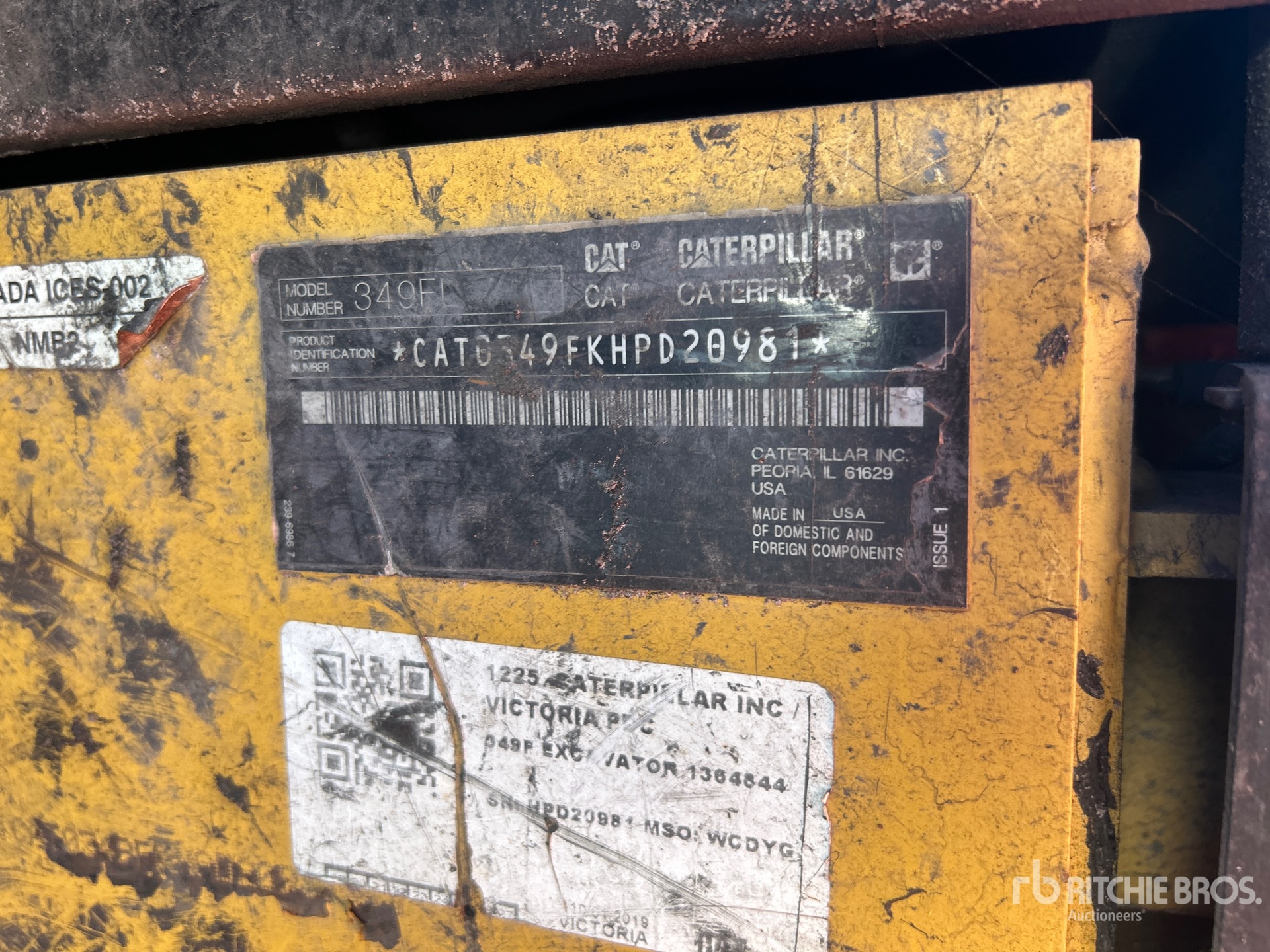 2020 Caterpillar 349F L