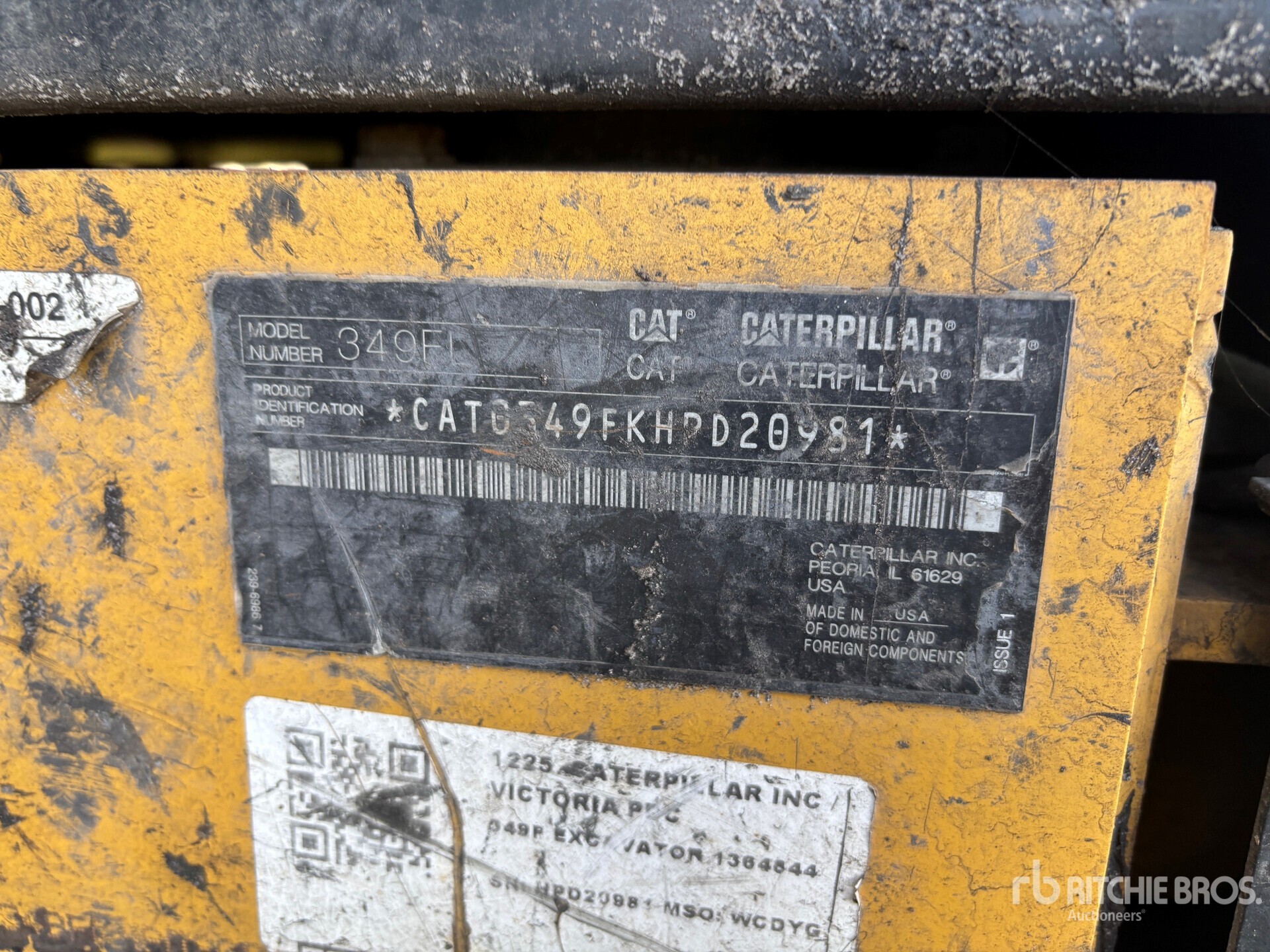 2020 Caterpillar 349F L