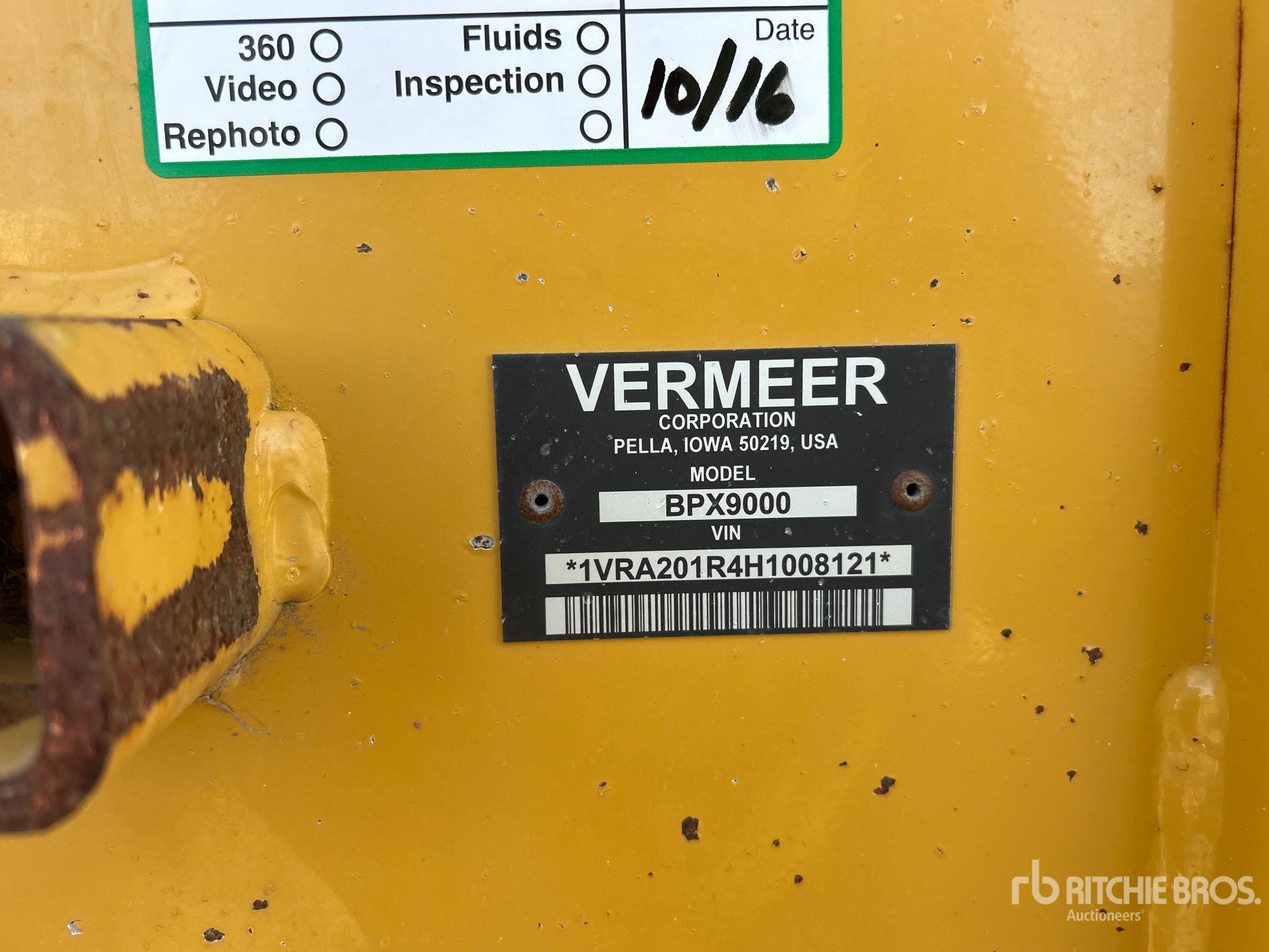 2017 Vermeer BPX9000