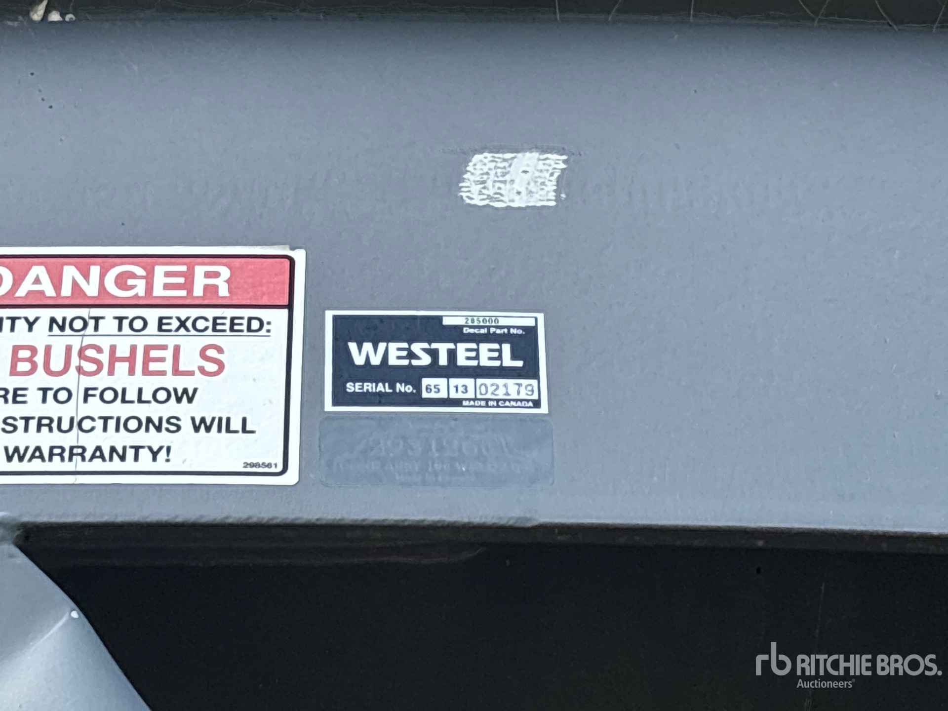 Westeel +/- 4000 BU 7 RING HOPPER
