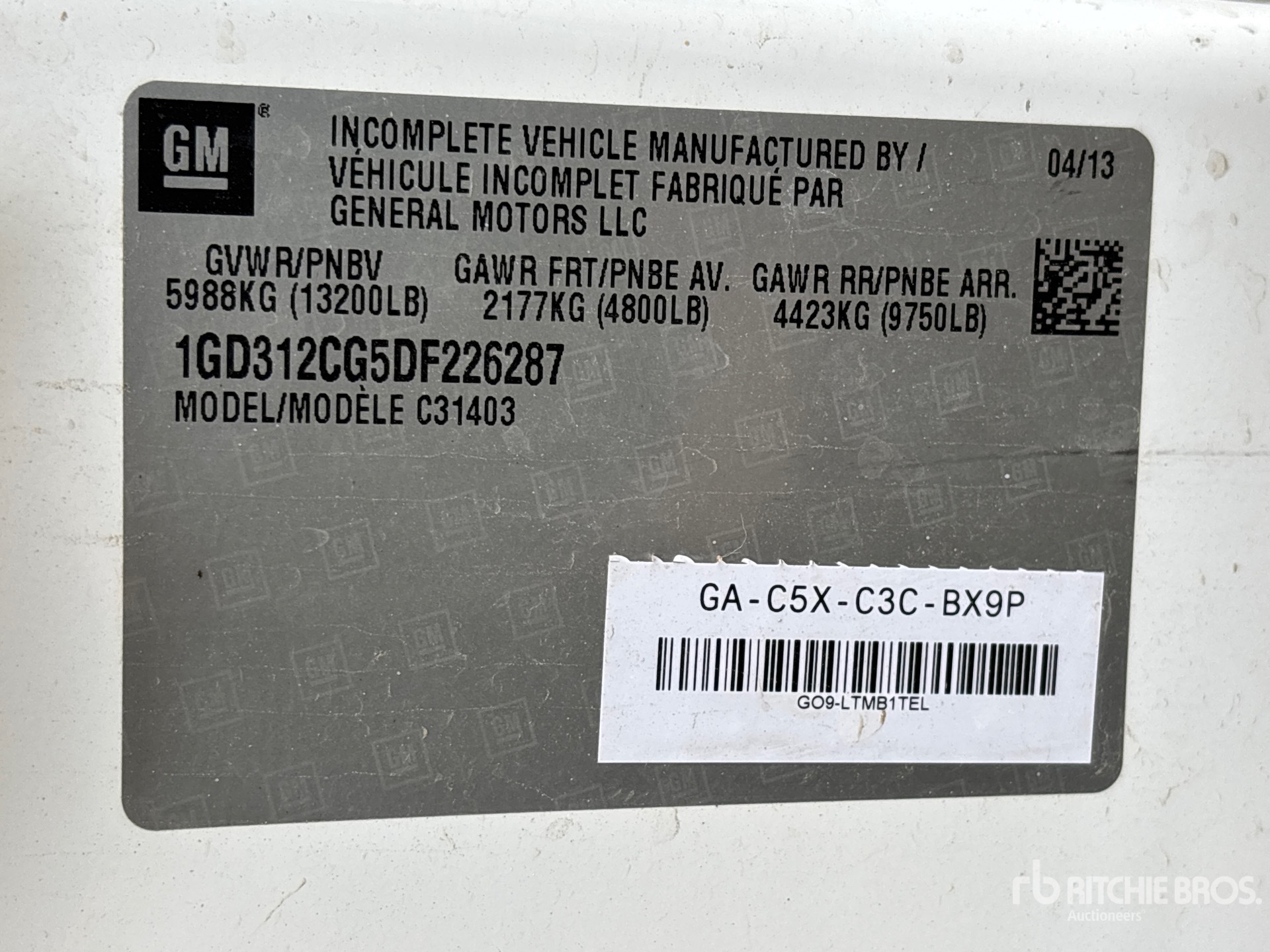 2013 GMC SIERRA 3500HD