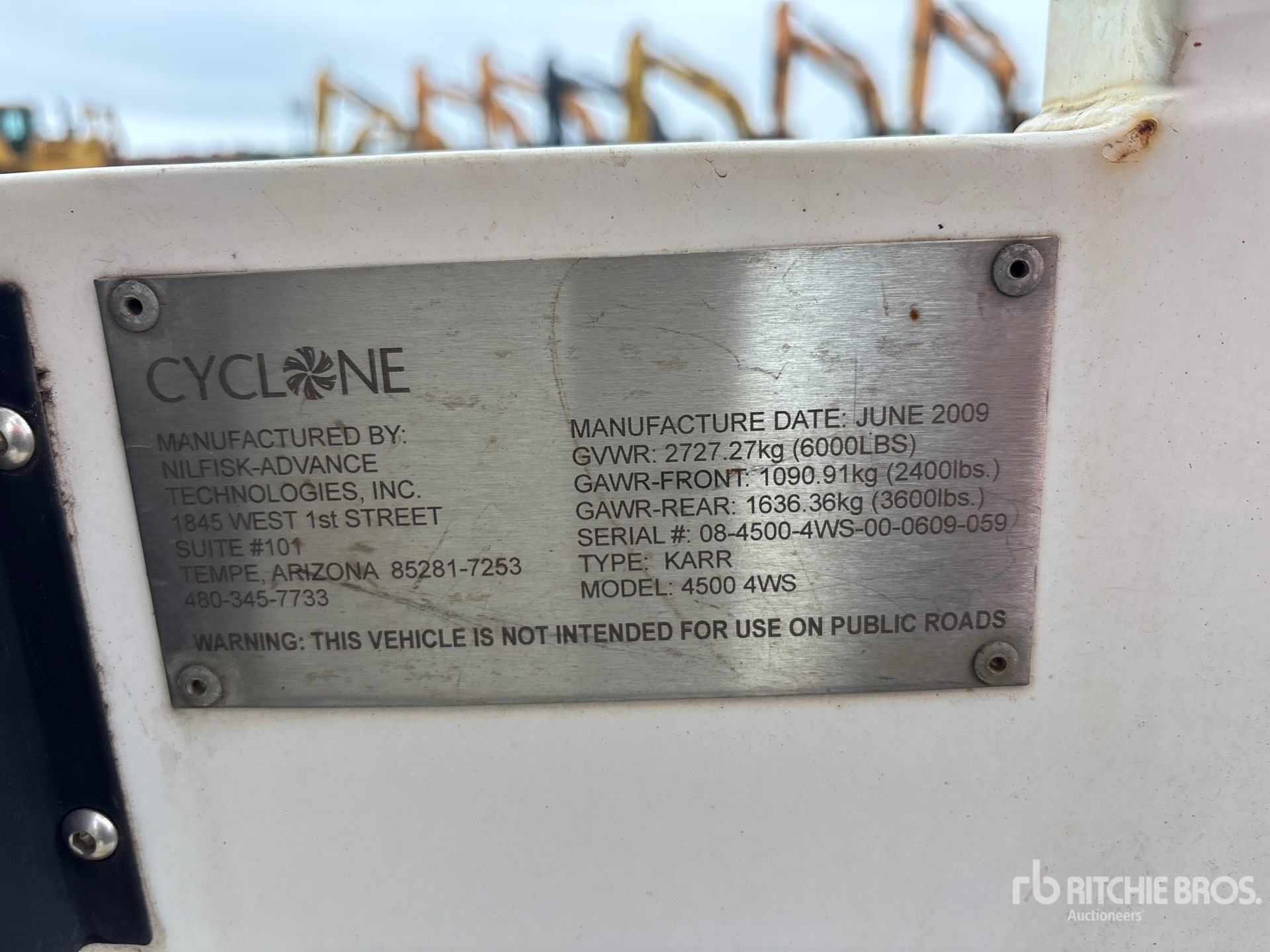 2009 Cyclone 4500 4WS