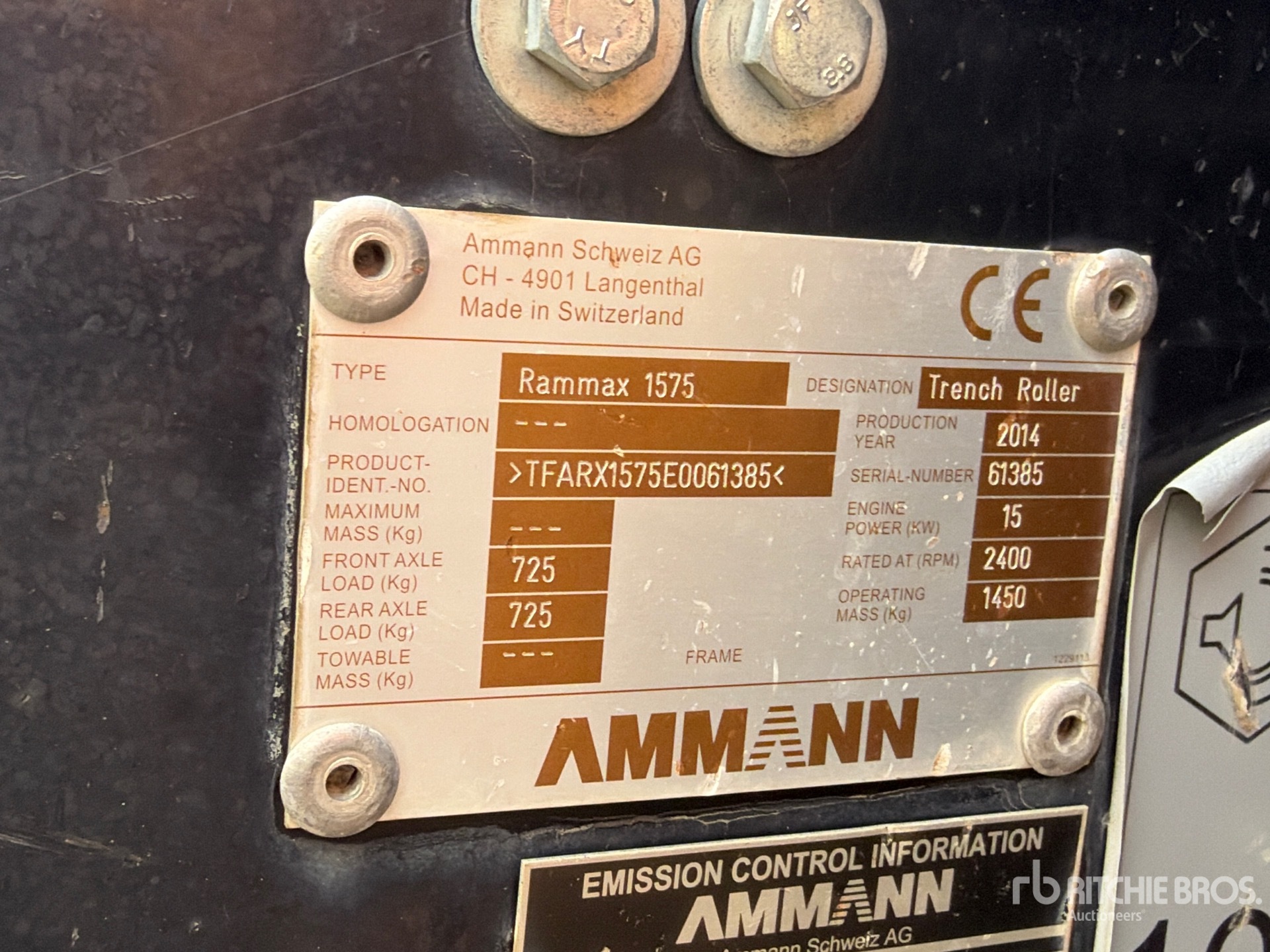 2014 Rammax 1575