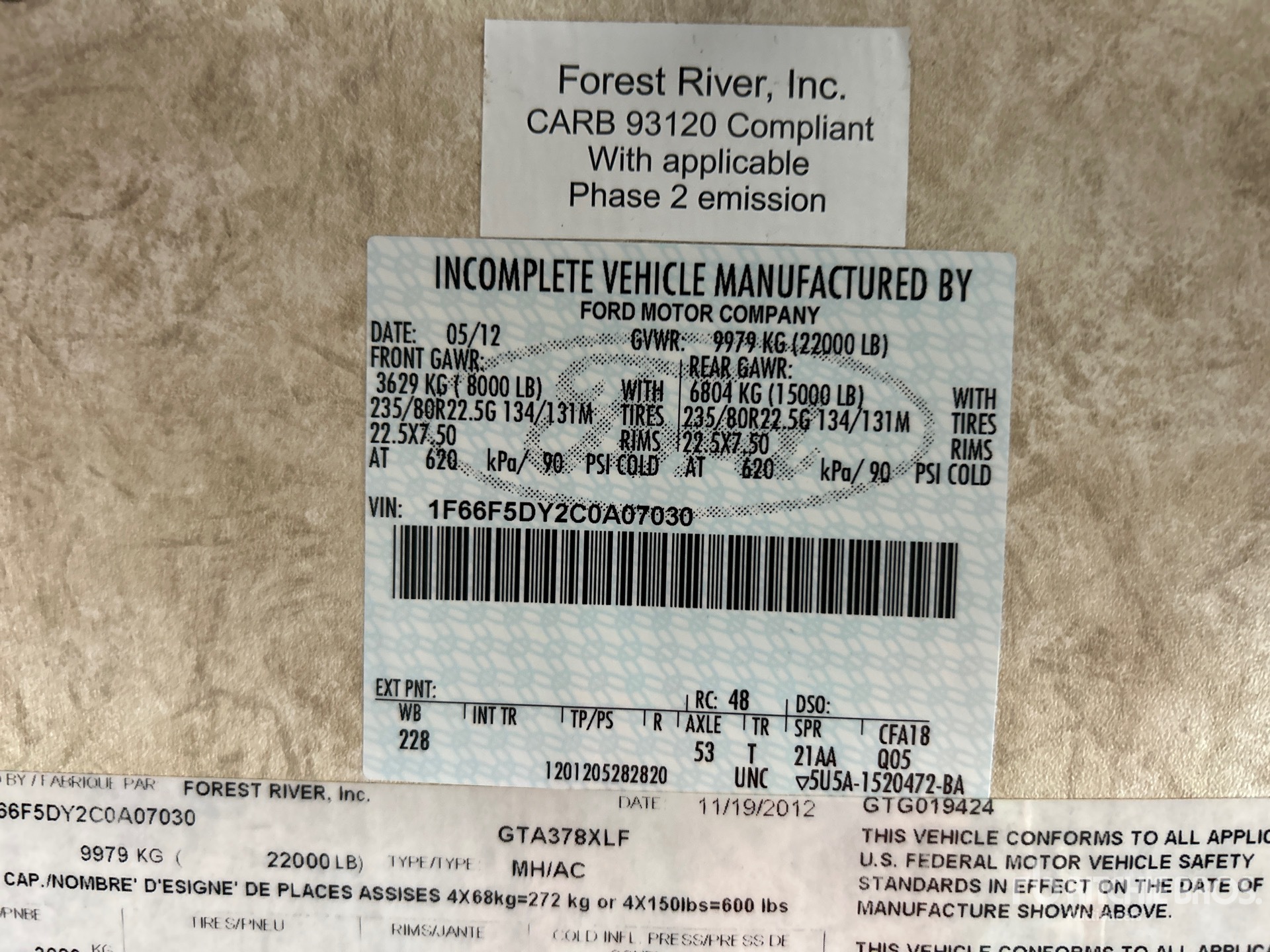 2013 Forest River GEORGETOWN