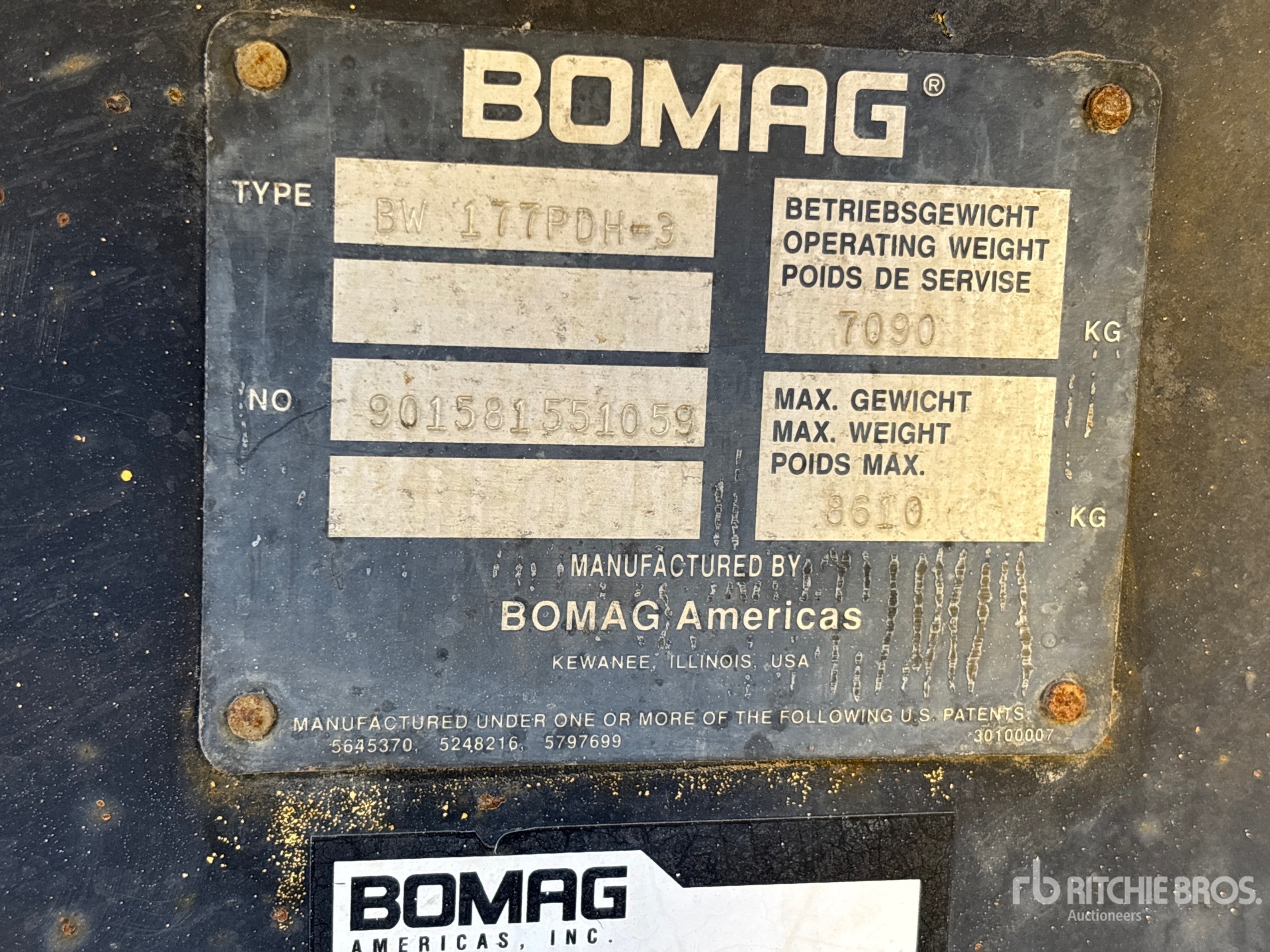 2005 Bomag BW177PDH3