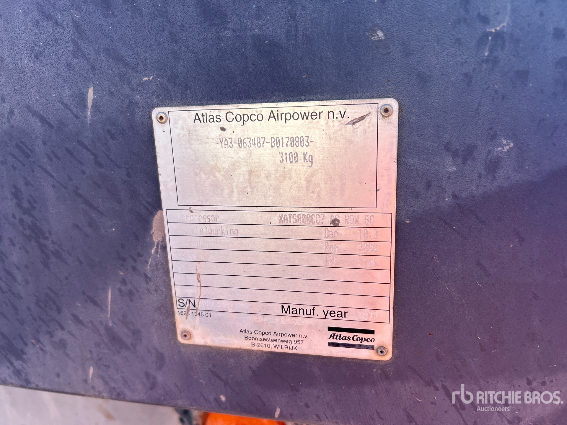 Atlas Copco XATS 800 CD7
