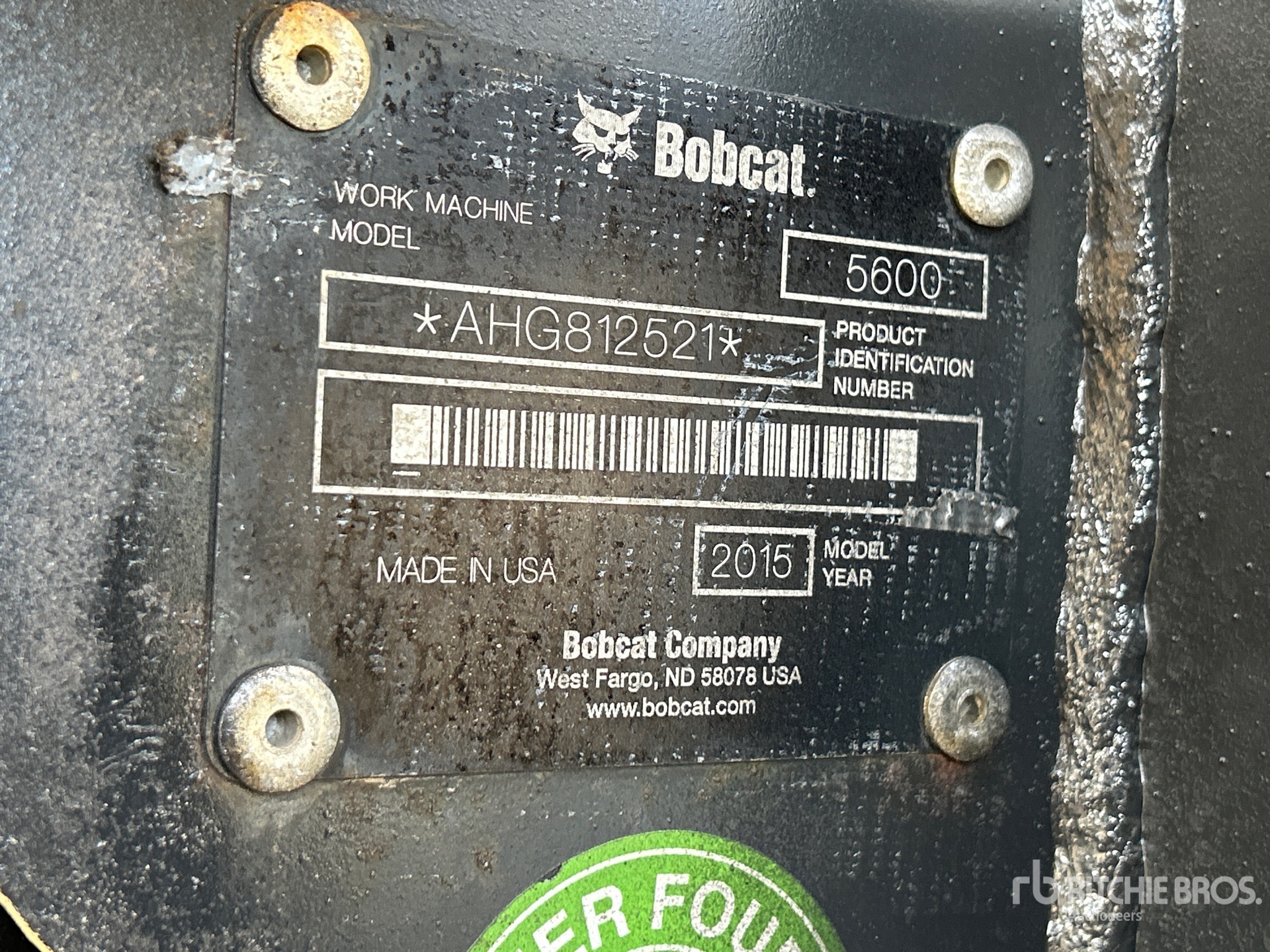 2015 Bobcat 5600