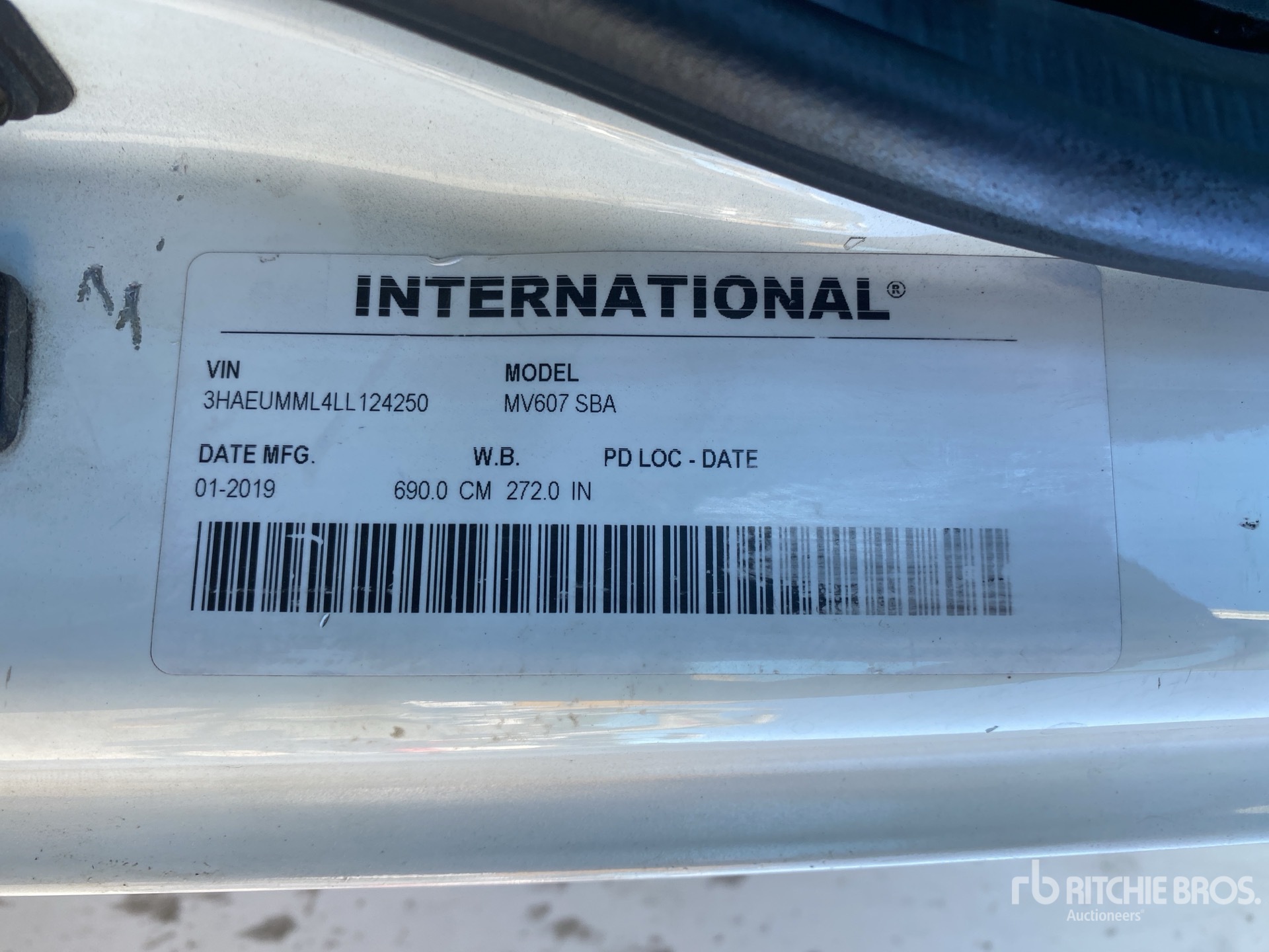 2020 International MV607