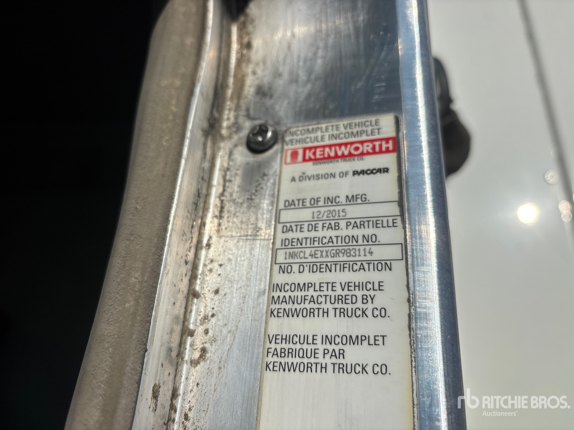 2016 Kenworth C500