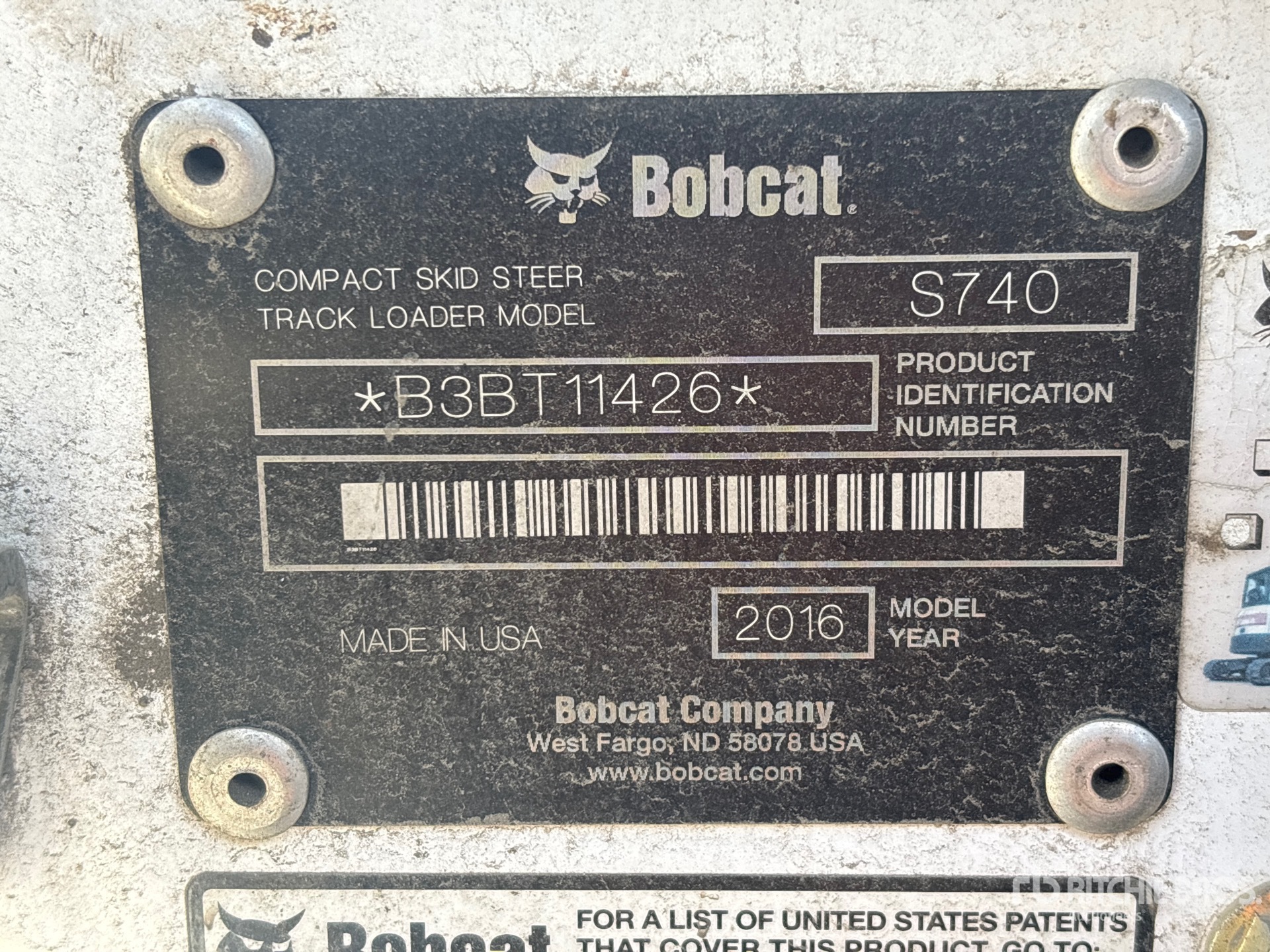 2016 Bobcat S740