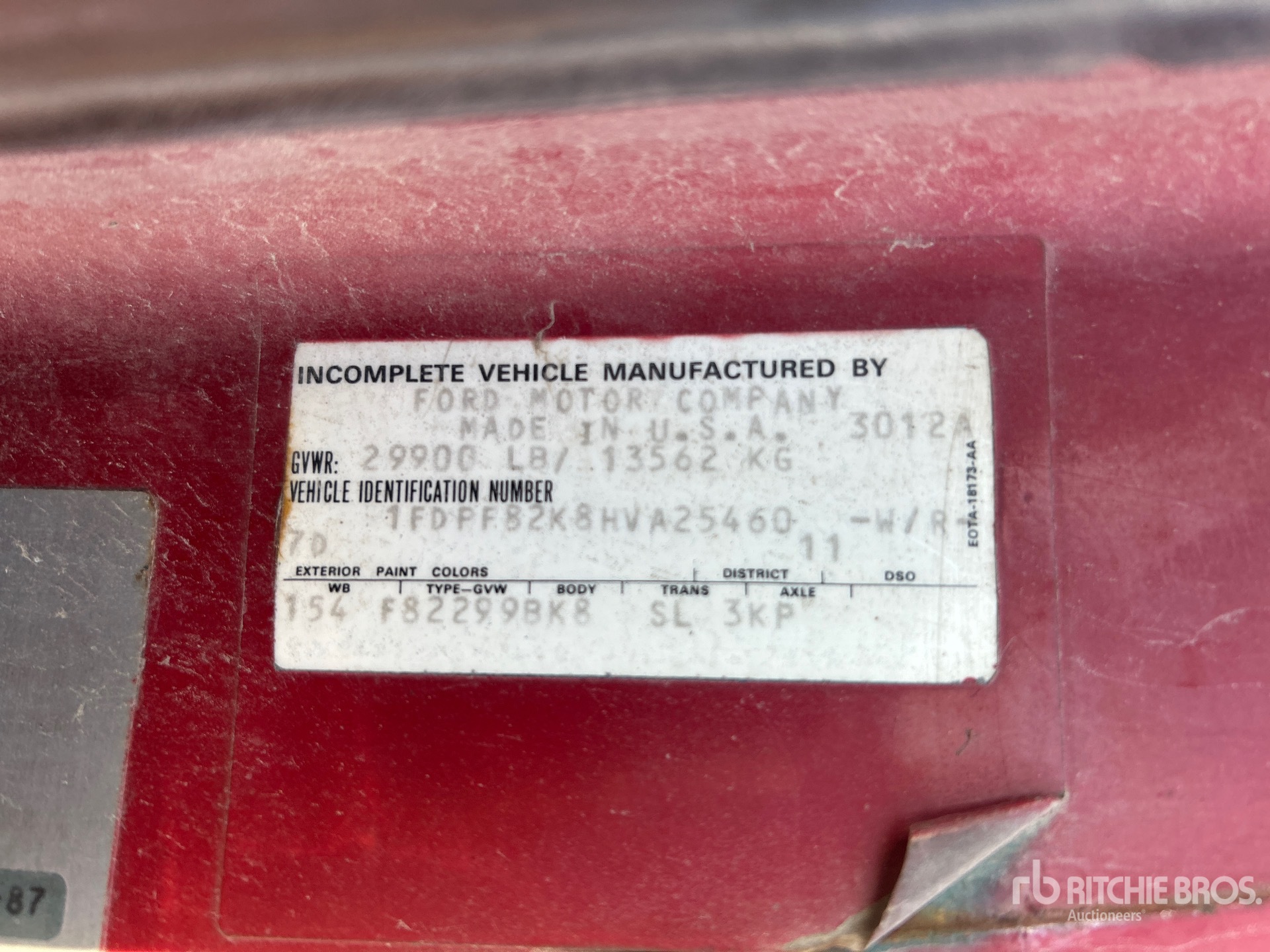 1987 Ford F800