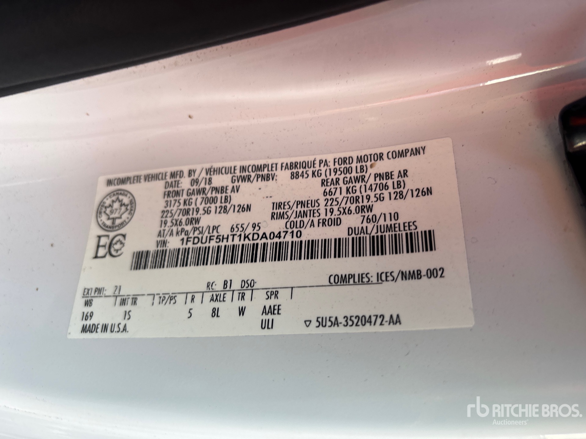 2019 Ford F-550