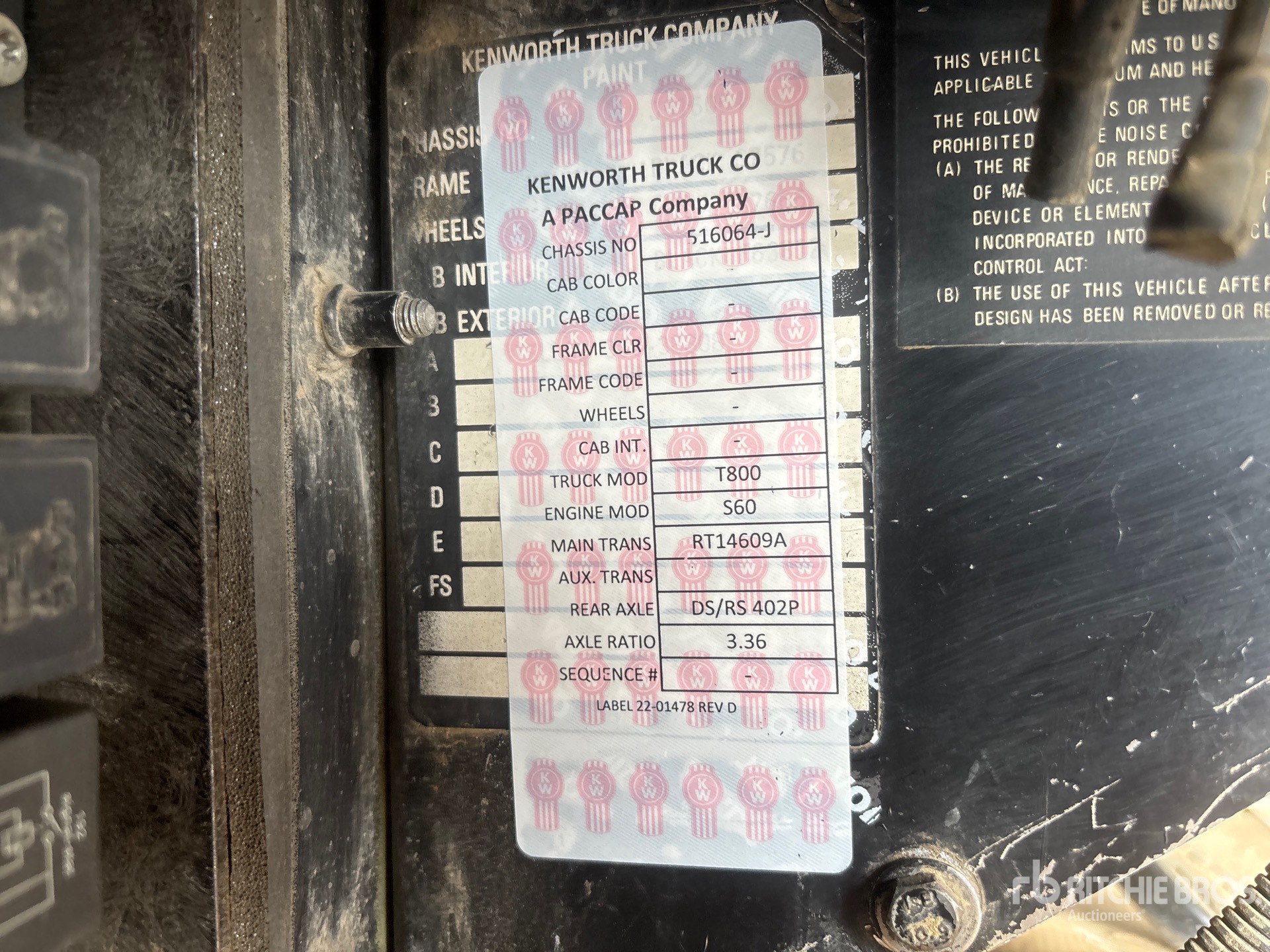 1988 Kenworth T800