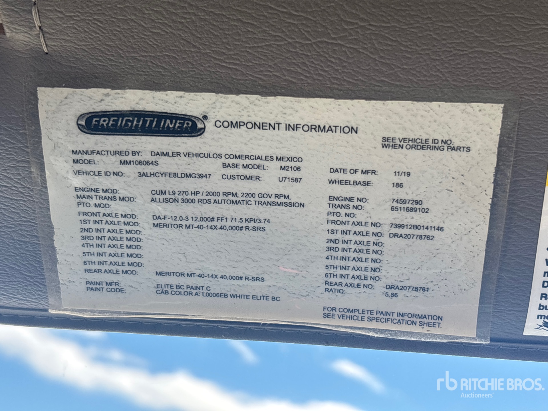 2020 Freightliner M2 106