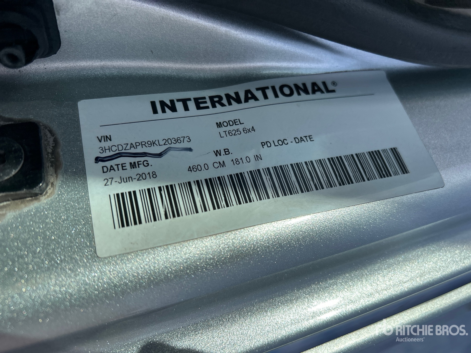 2019 International LT625