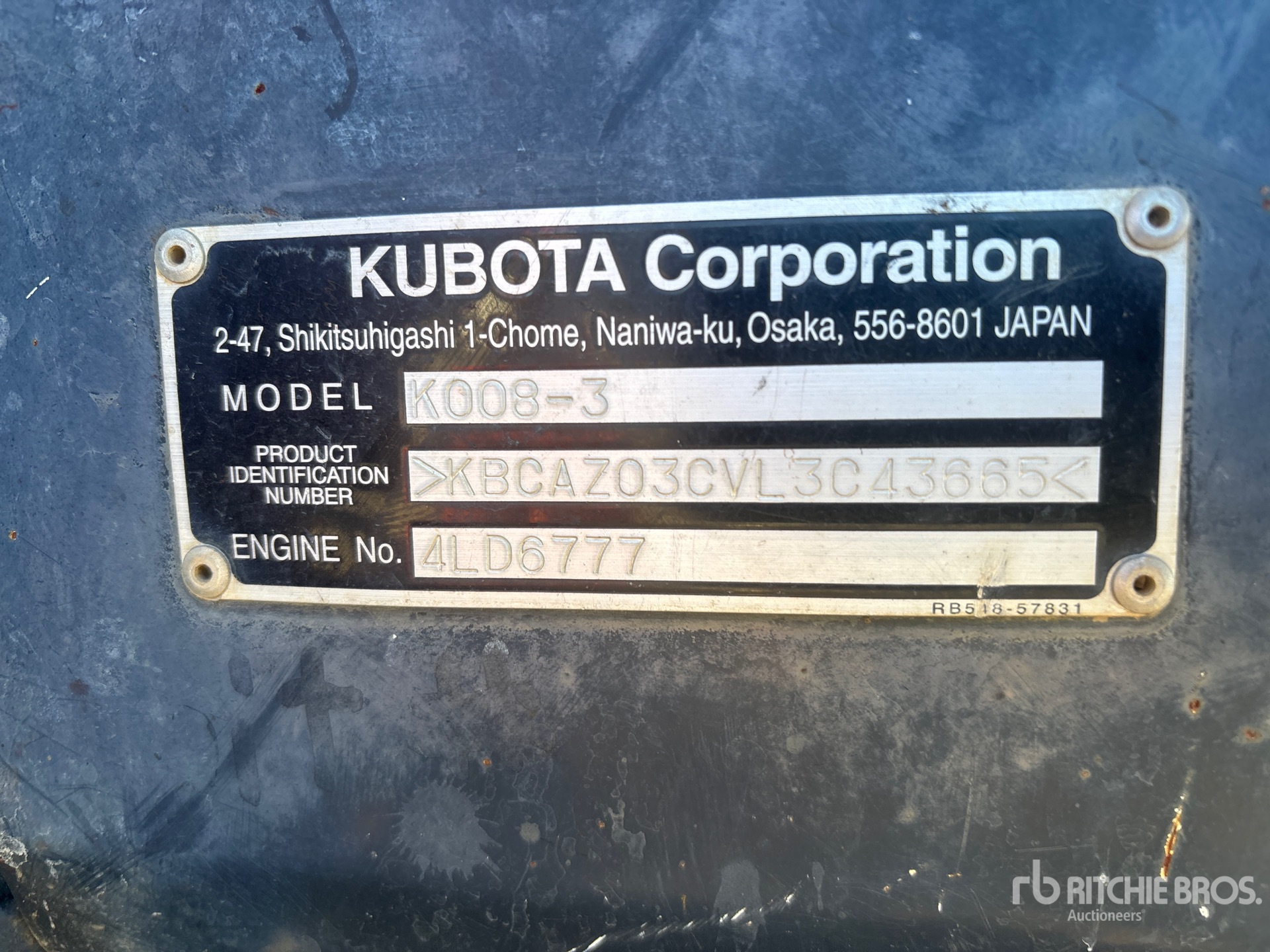 2020 Kubota K008T4