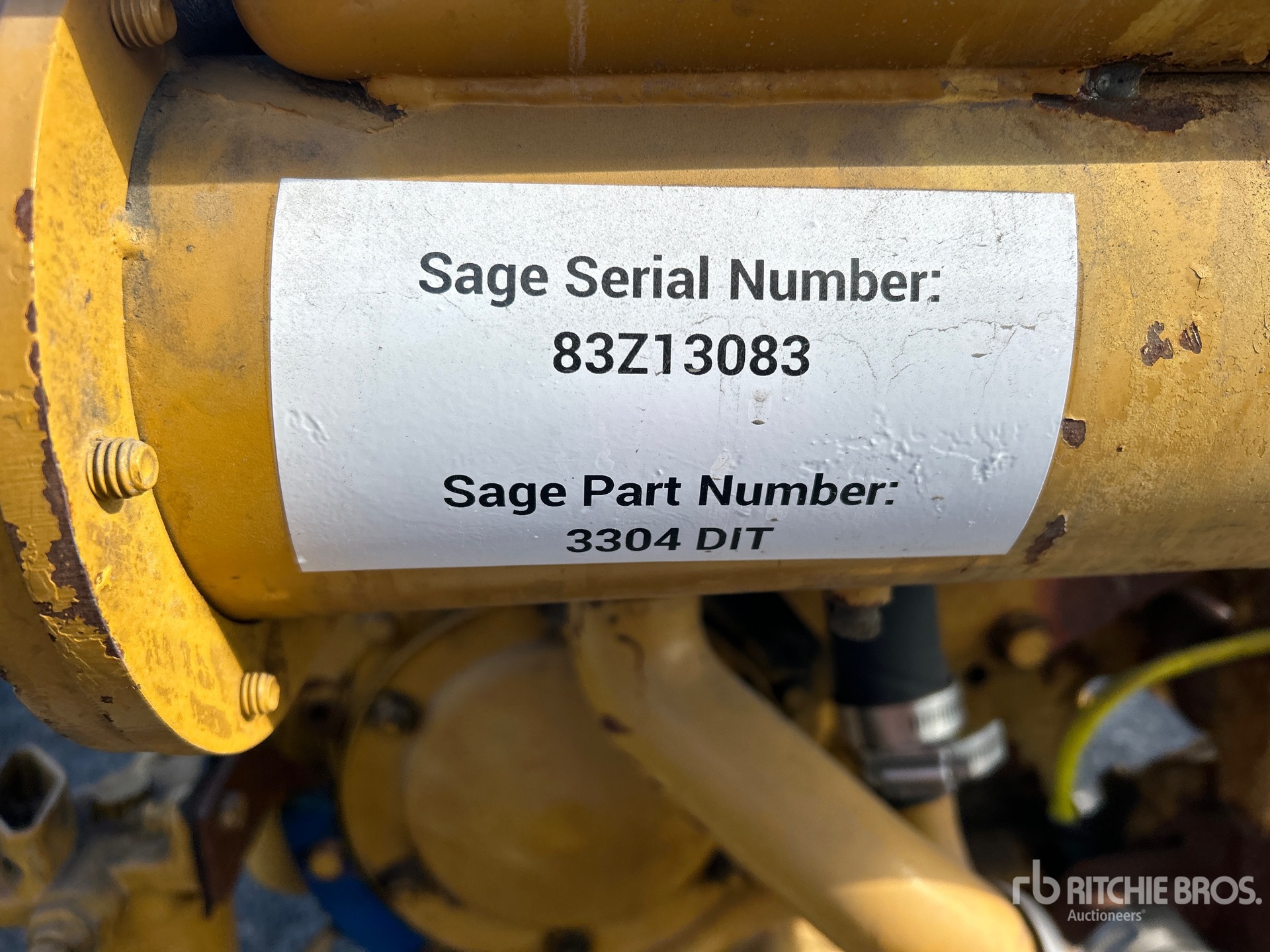 2003 Caterpillar 81 KVA SKID-MOUNTED