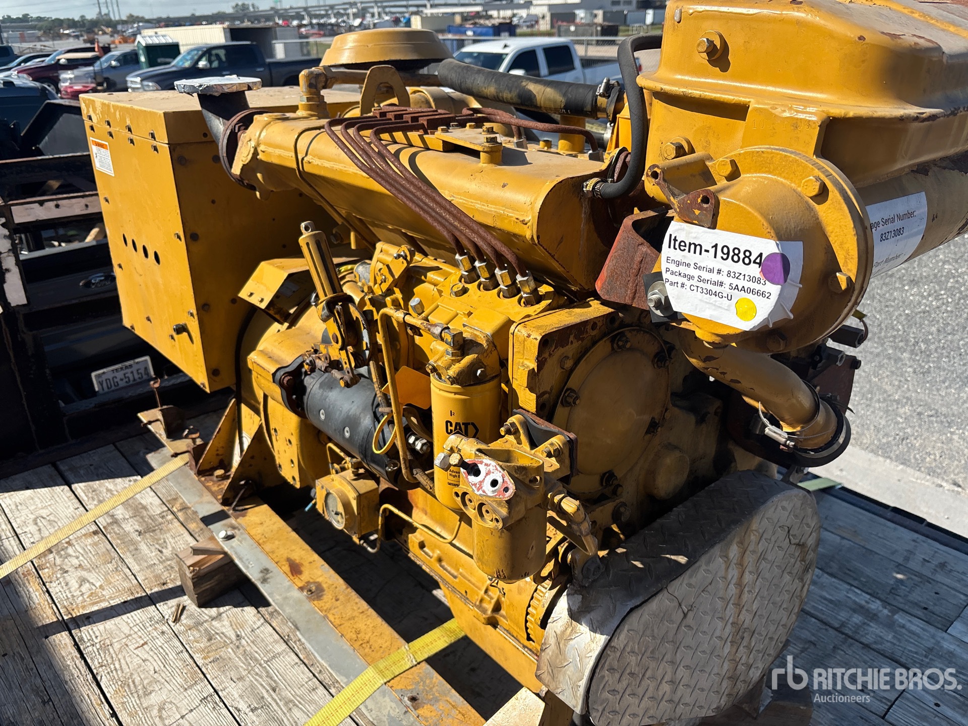2003 Caterpillar 81 KVA SKID-MOUNTED