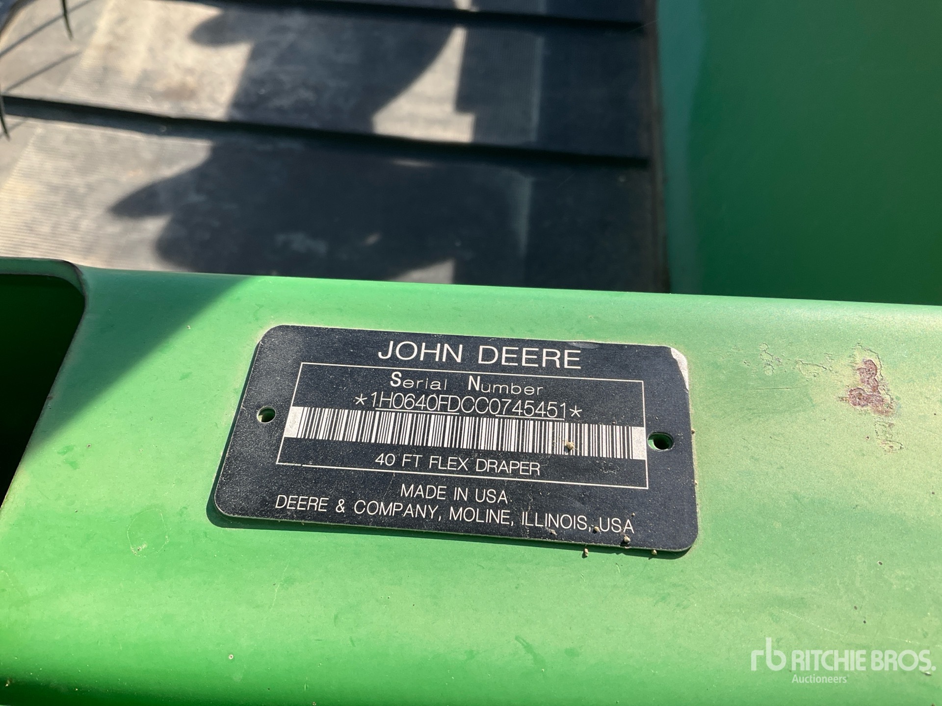 2012 John Deere 640