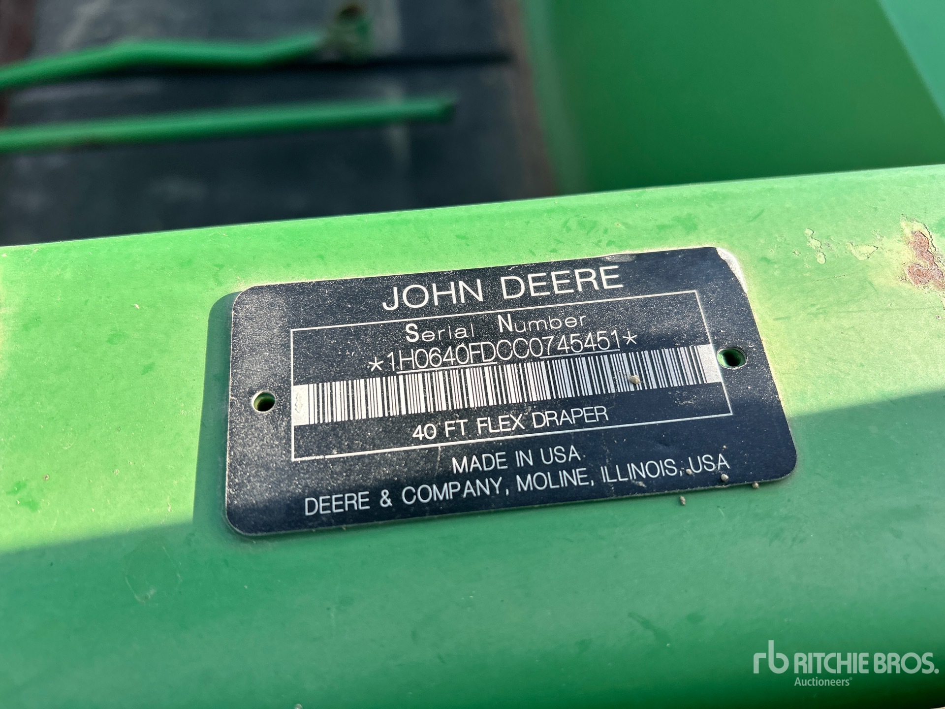 2012 John Deere 640