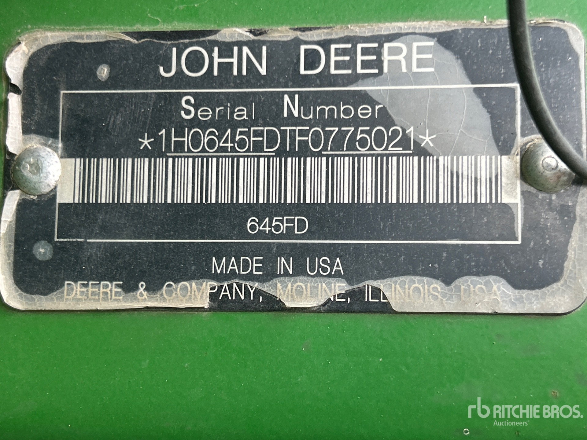 2015 John Deere 645FD