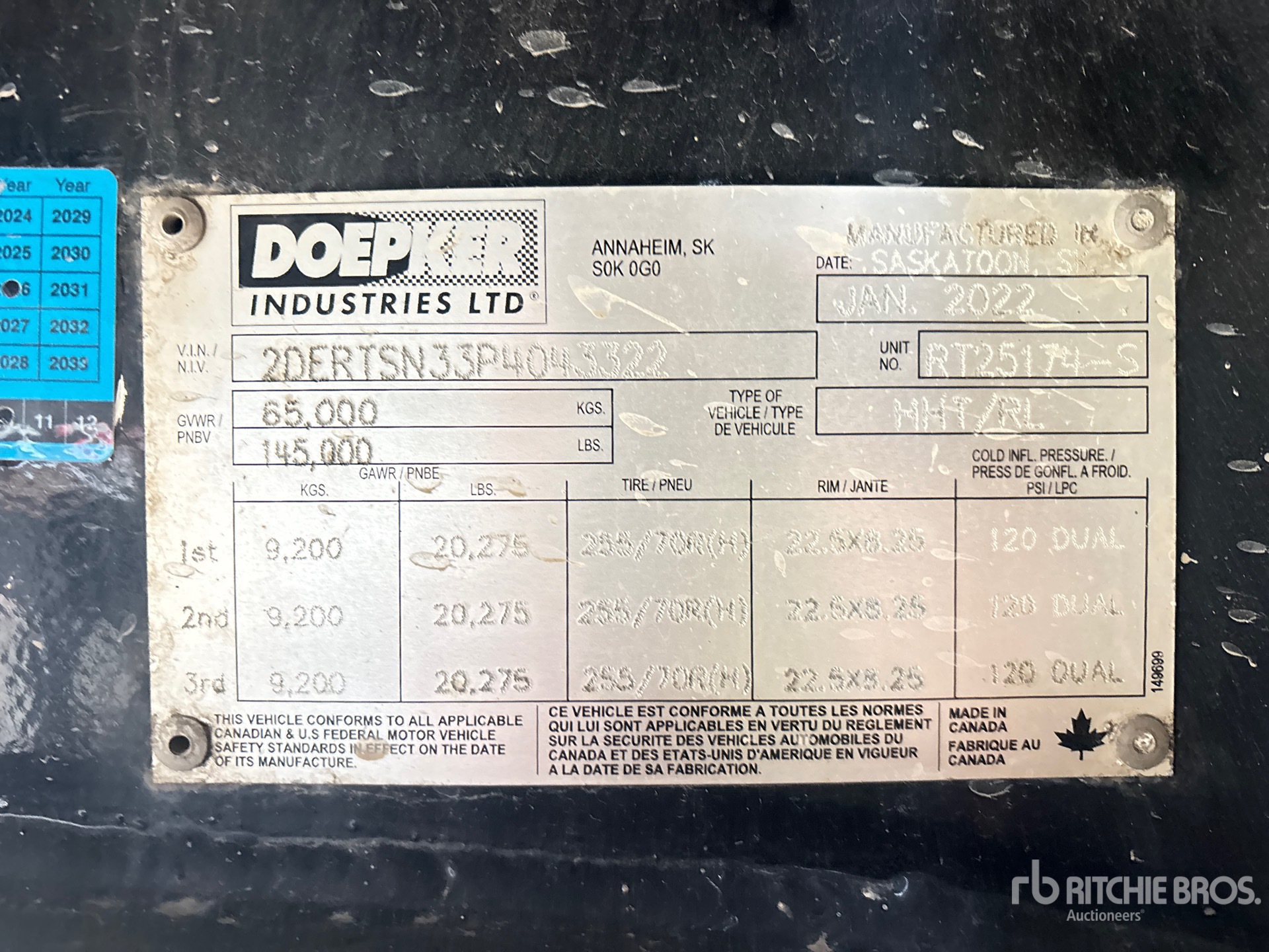 2023 Doepker RT25174-S
