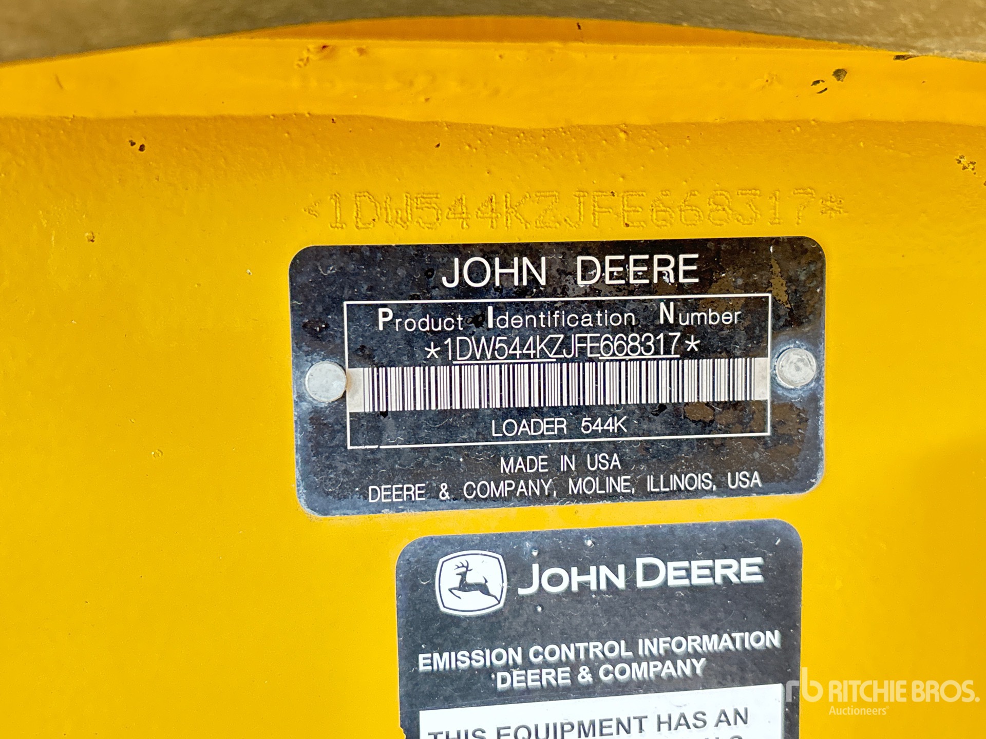 2015 John Deere 544 K