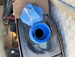 Motor with DEF / AdBlue Tank