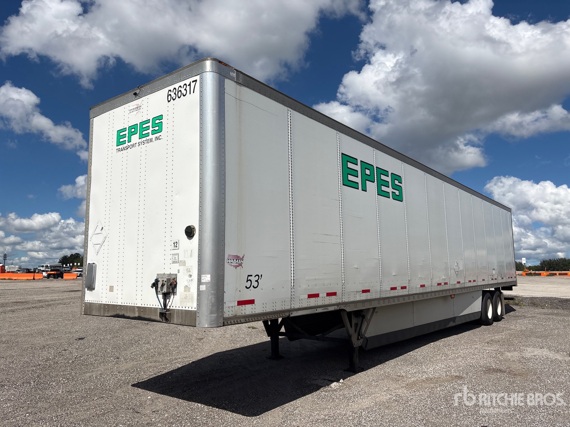 2016 Wabash 53 FT X 102 IN T/A