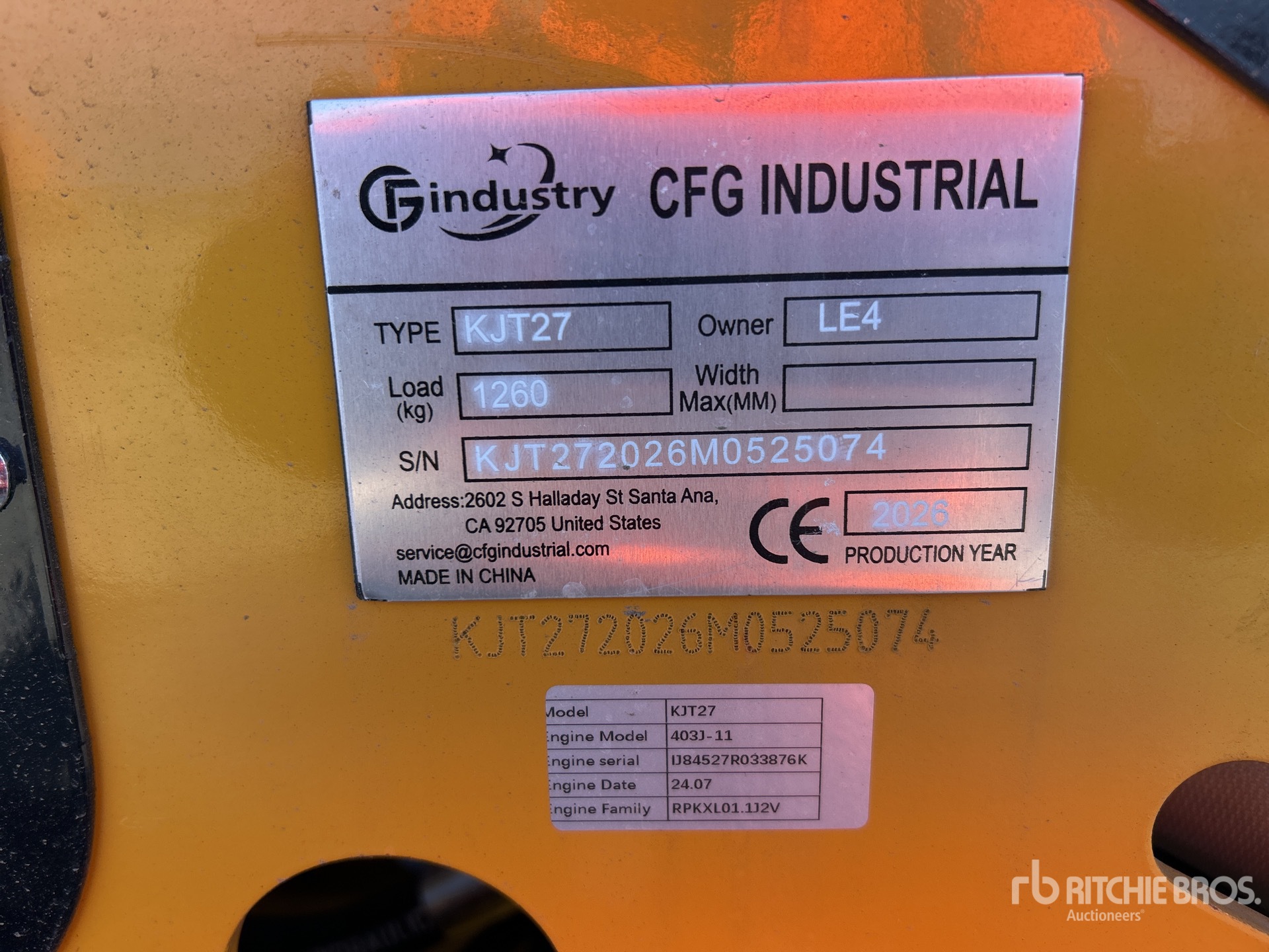 2026 CFG KJT27