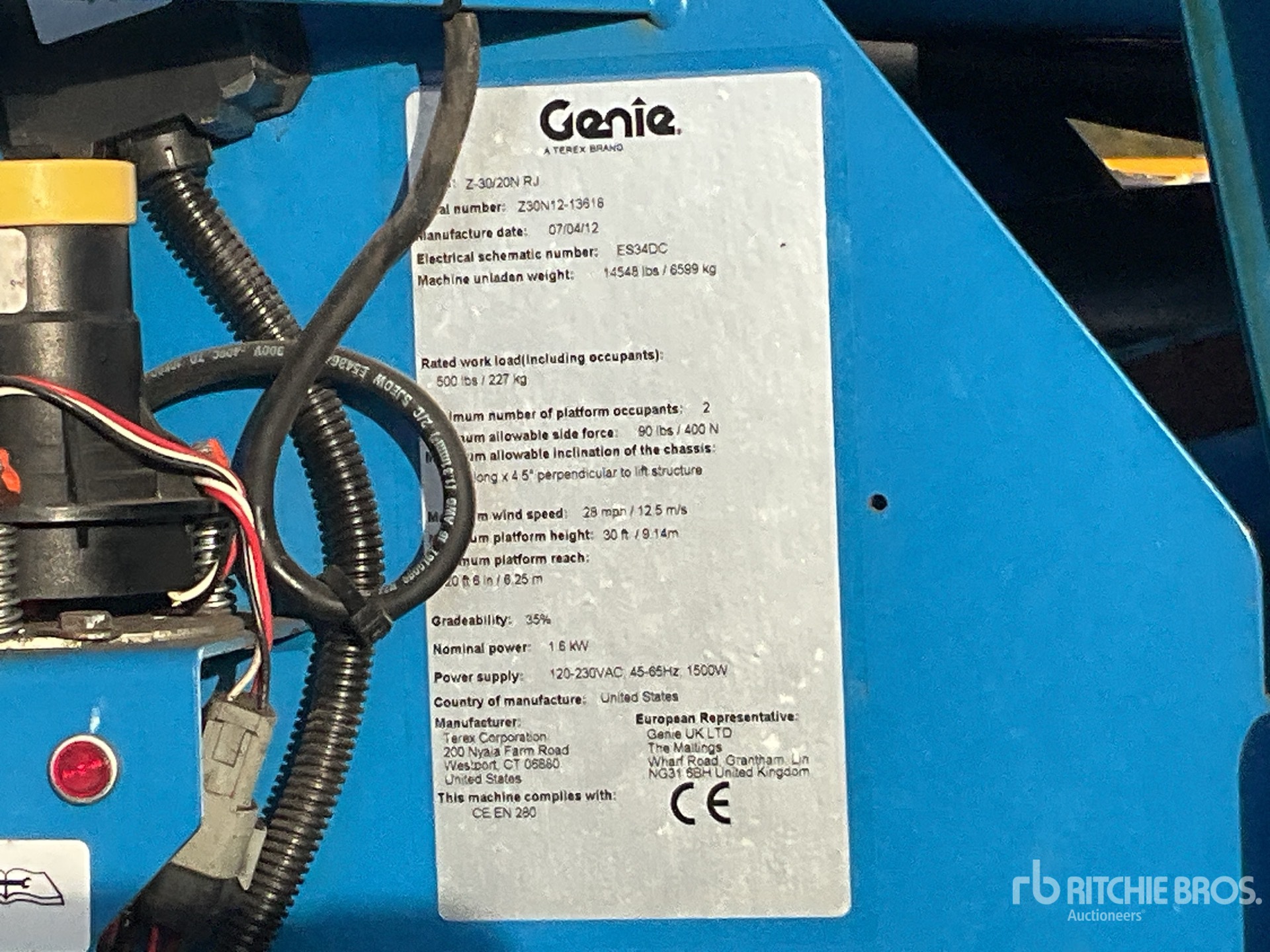 2012 Genie Z-30/20N RJ