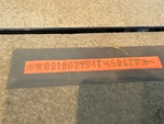 General Appearance with Frame Stamp Serial Number/VIN Photo