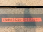General Appearance with Frame Stamp Serial Number/VIN Photo
