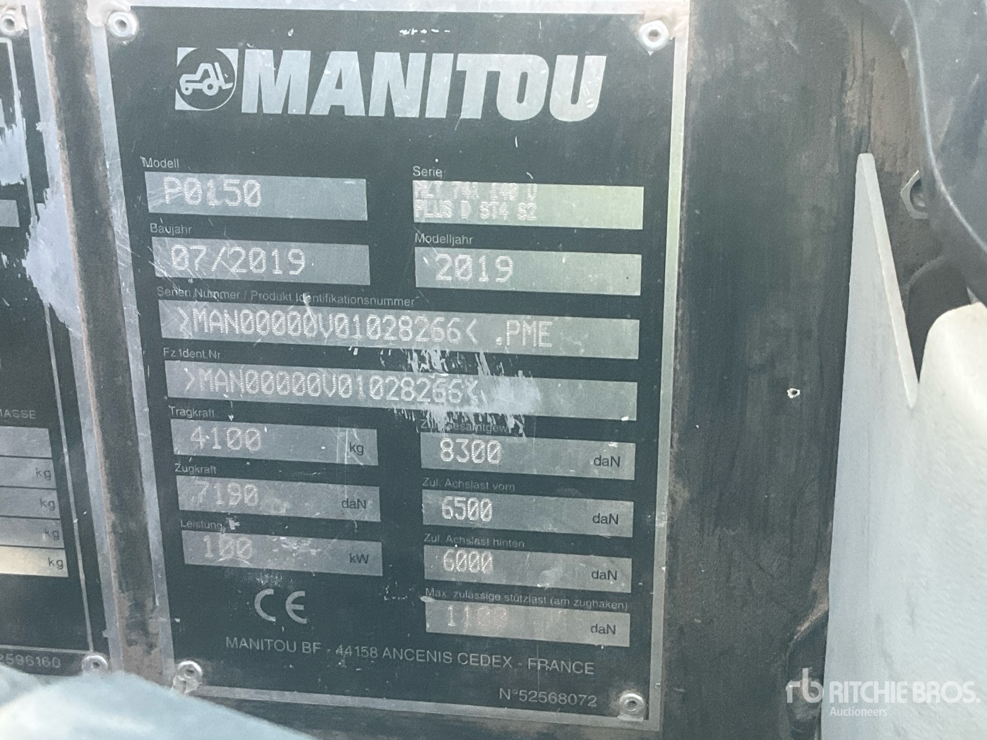 2019 Manitou MLT741-140 V PL
