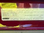 4 Engine with Emission Label